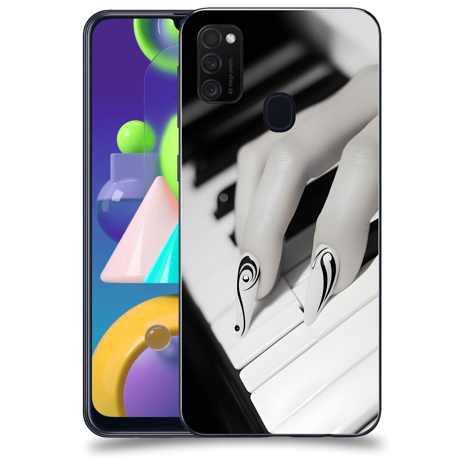 ACOVER Kryt na mobil Samsung Galaxy M21 M215F - Piano