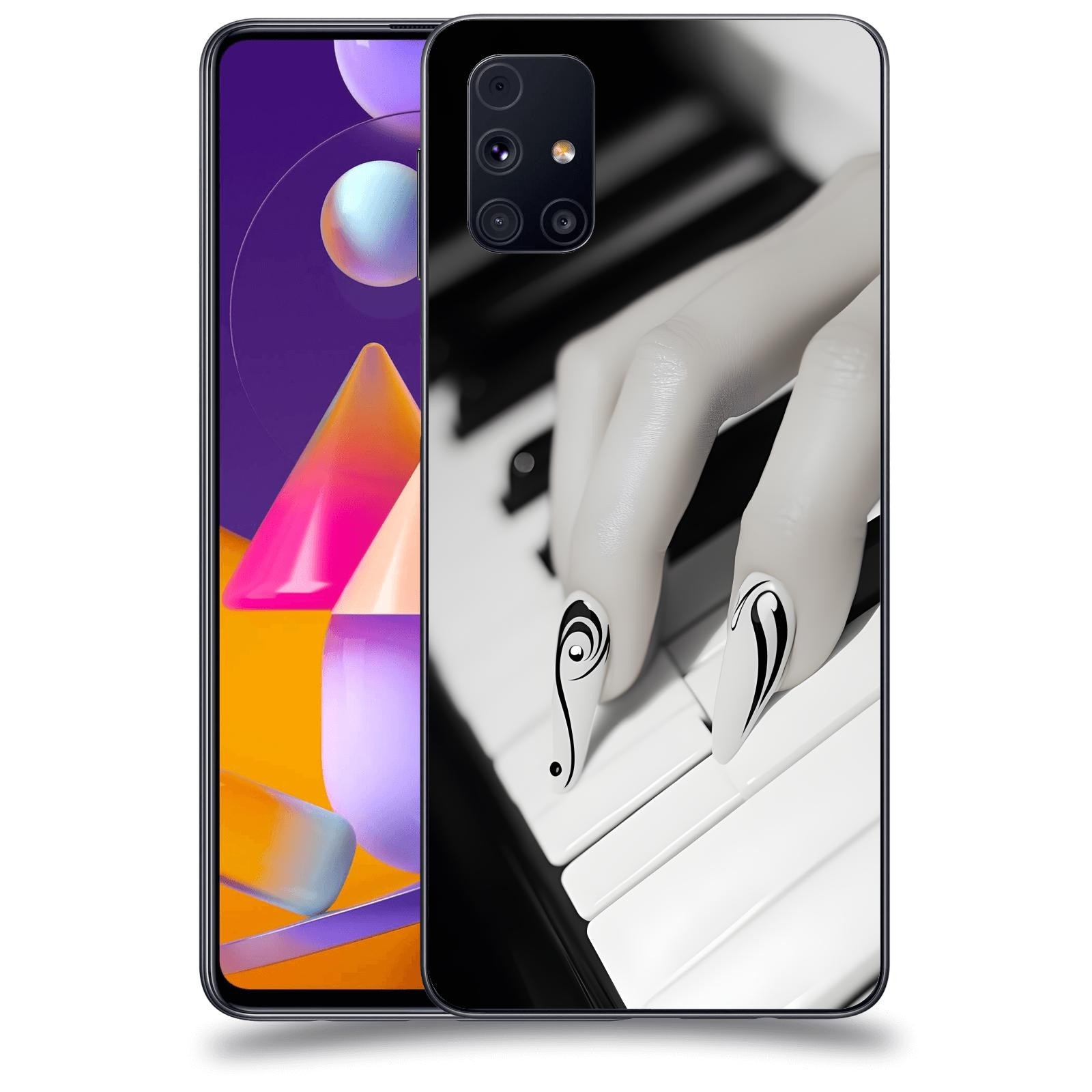 ACOVER Kryt na mobil Samsung Galaxy M31s - Piano