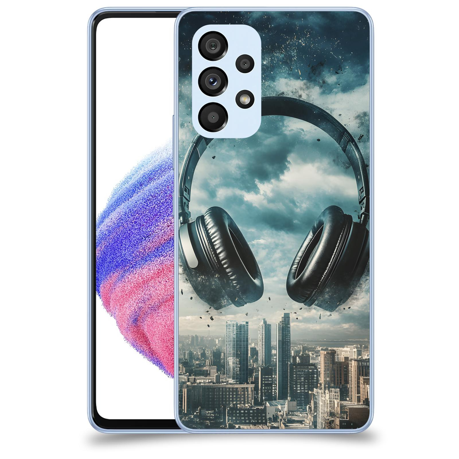 ACOVER Kryt na mobil Samsung Galaxy A32 5G A326B - Sluchátka