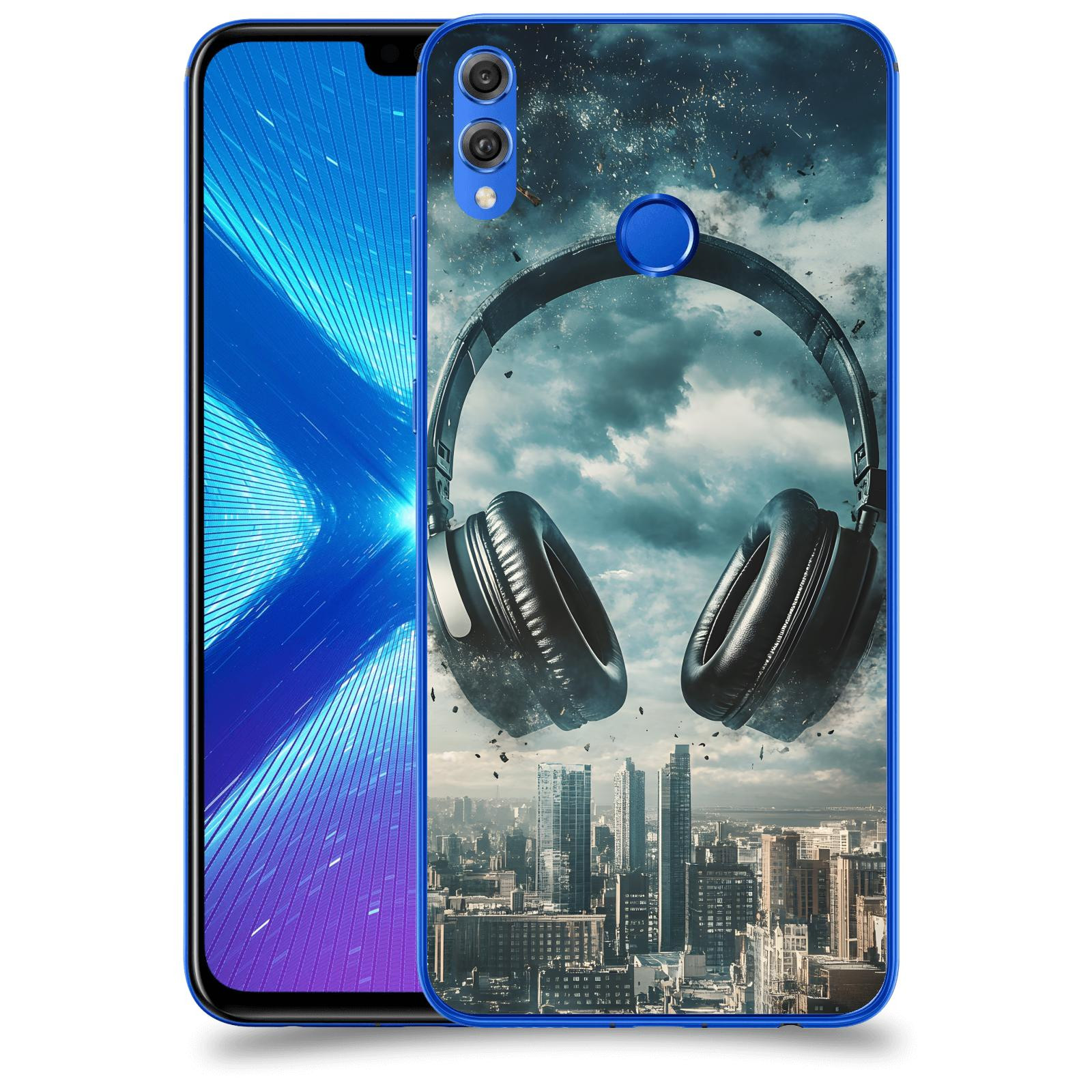 ACOVER Kryt na mobil Honor 8X - Sluchátka