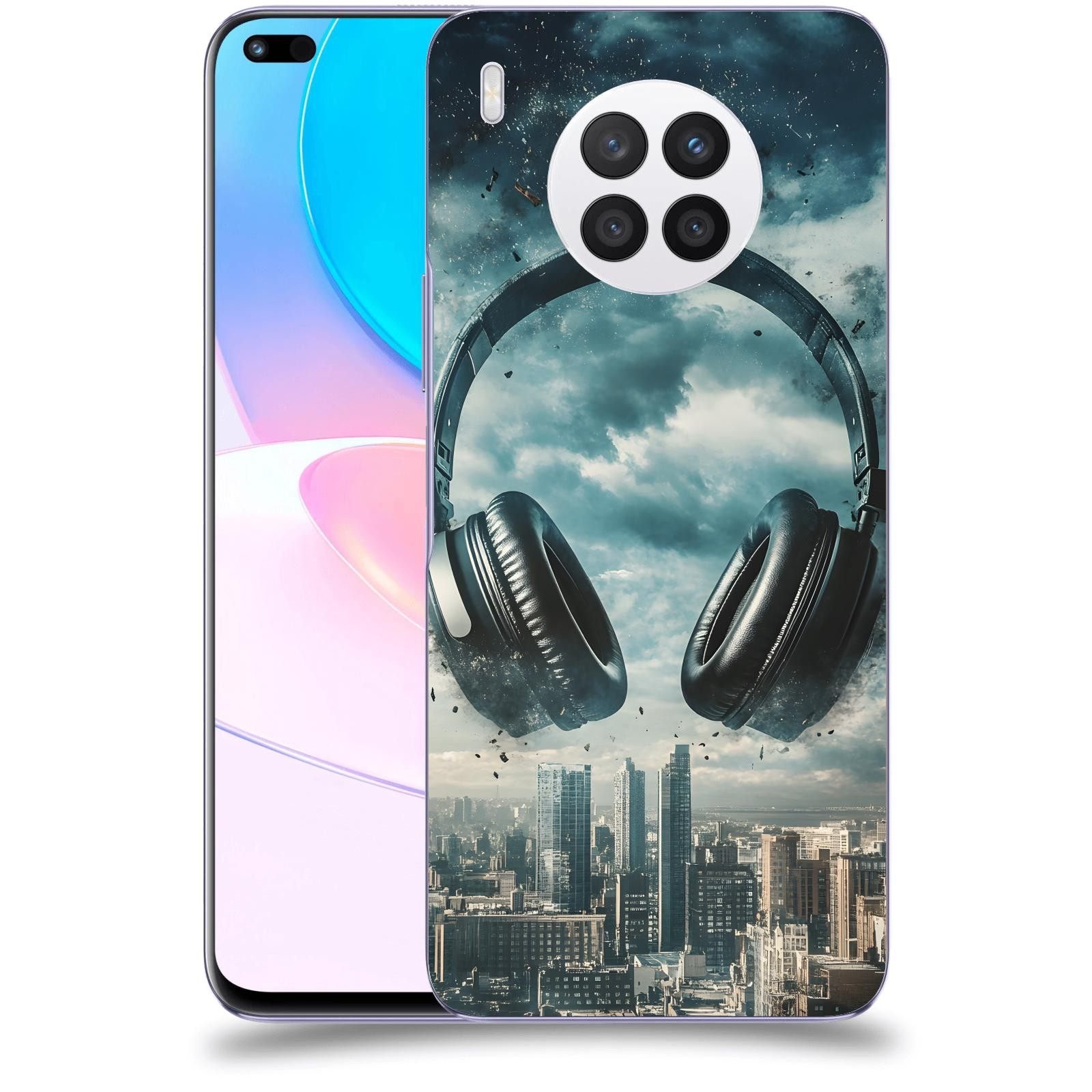 ACOVER Kryt na mobil Huawei Nova 8i - Sluchátka