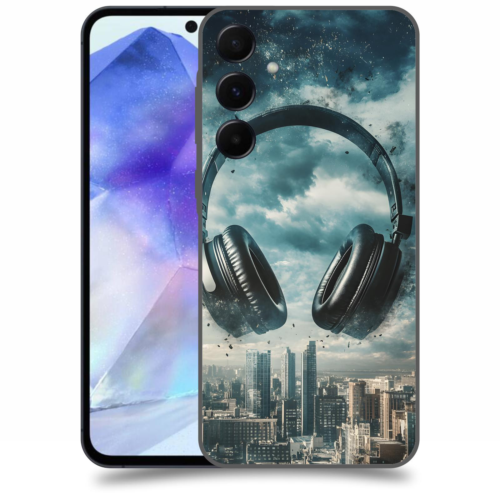 ACOVER Kryt na mobil Samsung Galaxy A55 5G - Sluchátka