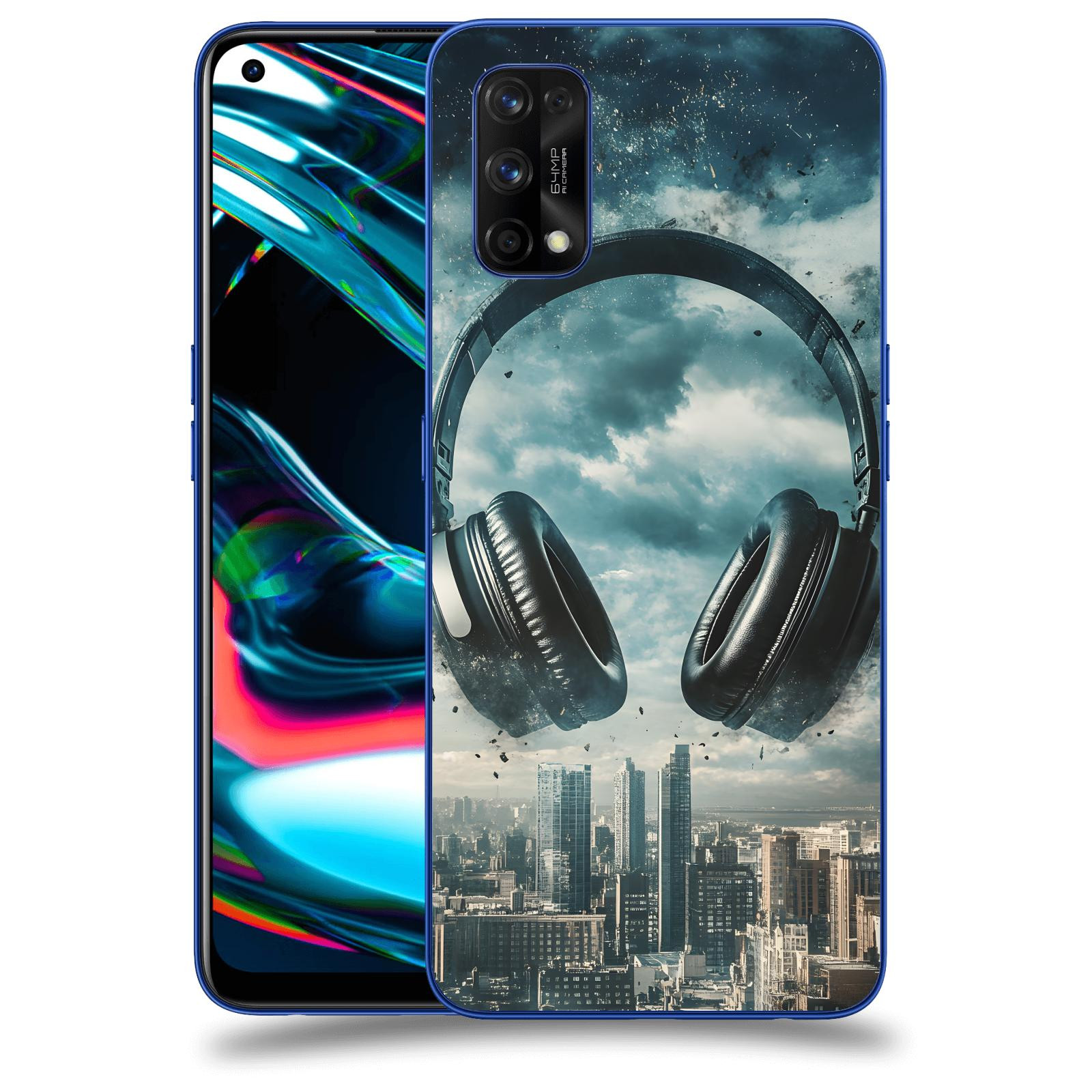 ACOVER Kryt na mobil Realme 7 Pro - Sluchátka