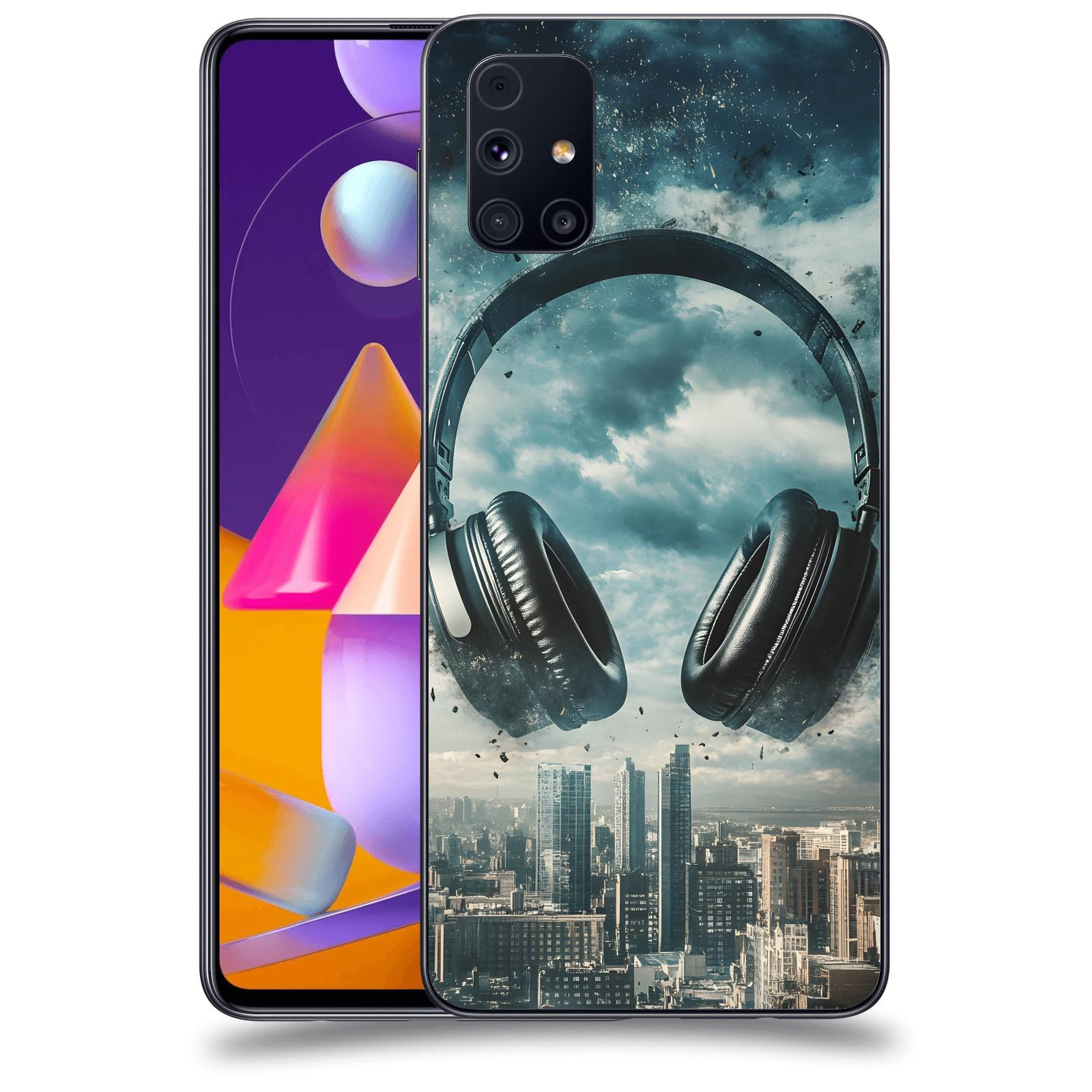 ACOVER Kryt na mobil Samsung Galaxy M31s - Sluchátka