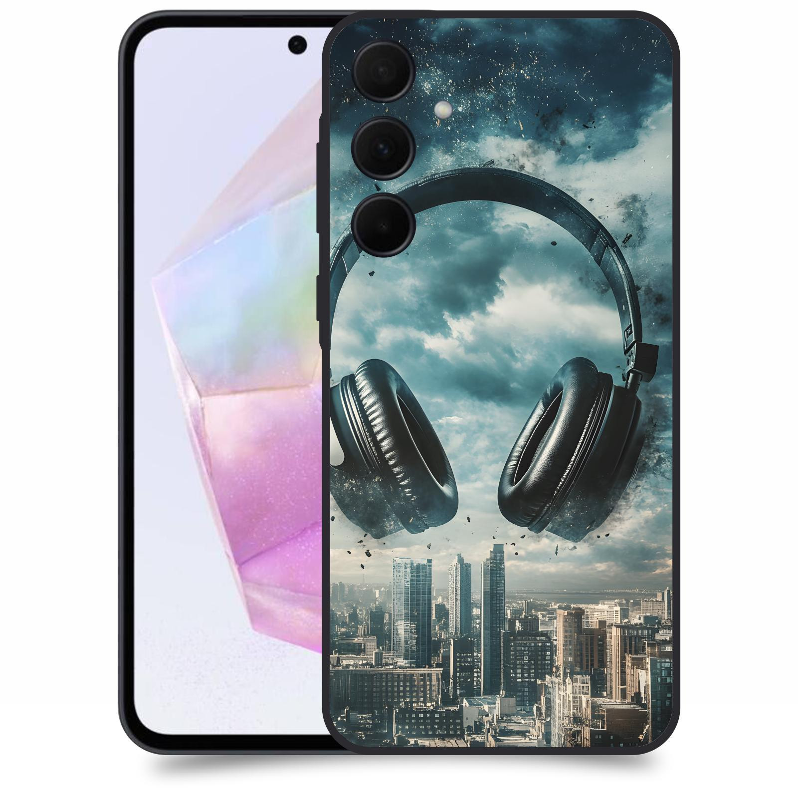 ACOVER Kryt na mobil Samsung Galaxy A35 5G - Sluchátka