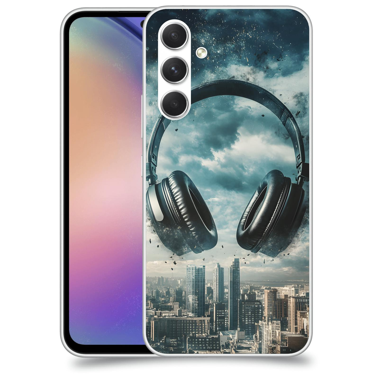 ACOVER Kryt na mobil Samsung Galaxy M54 5G - Sluchátka