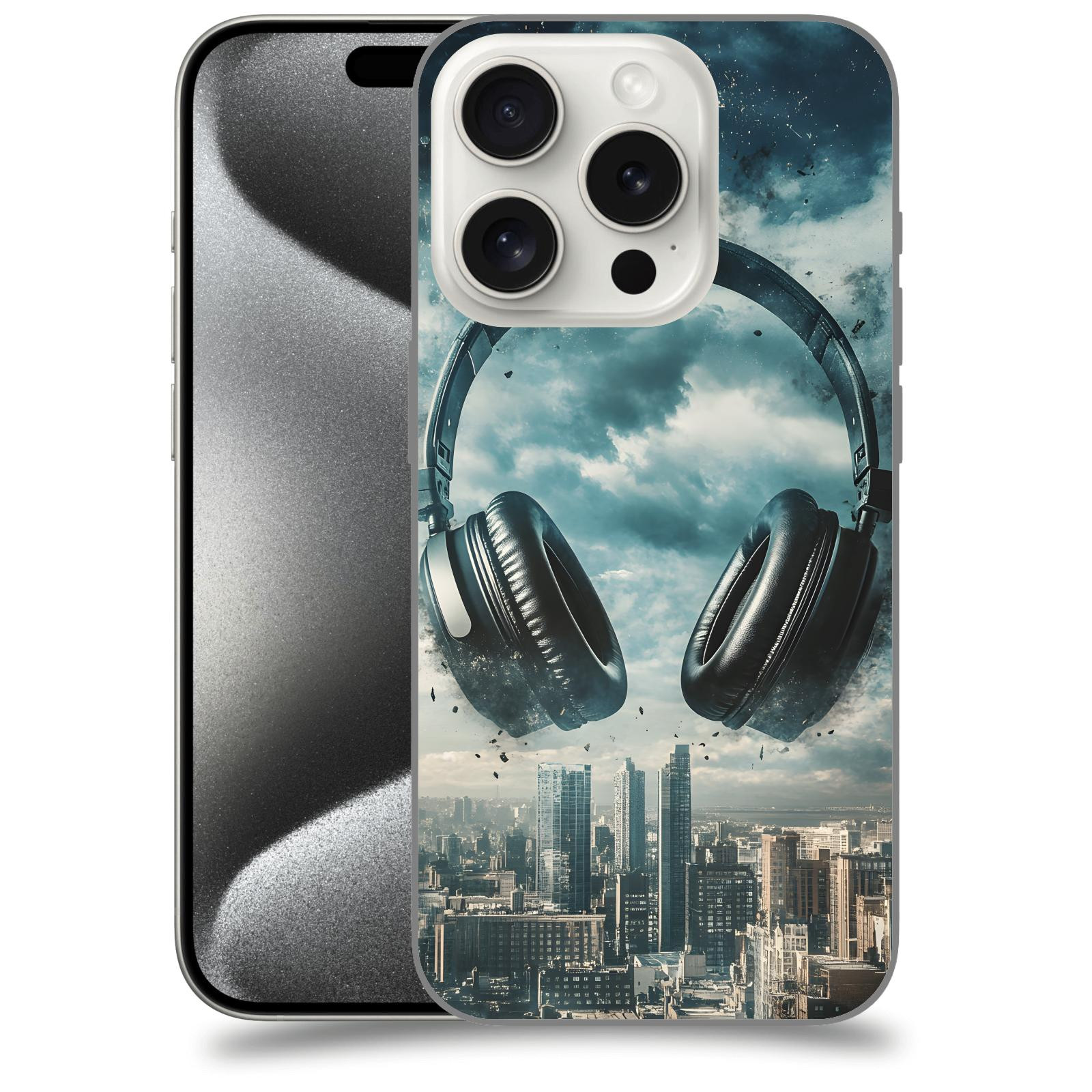 ACOVER Kryt na mobil Apple iPhone 15 pro - Sluchátka