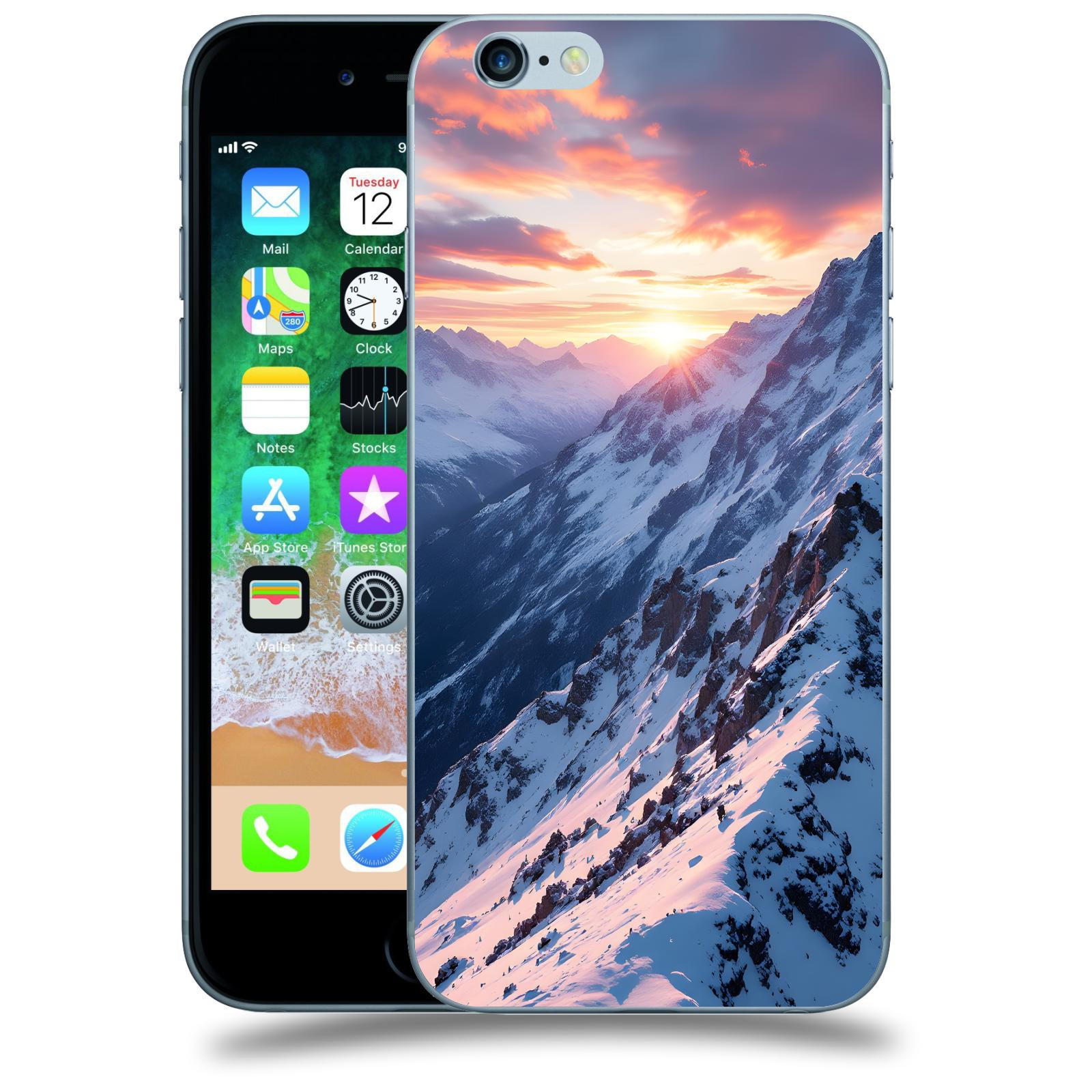 ACOVER Kryt na mobil Apple iPhone 6/6S - Hory