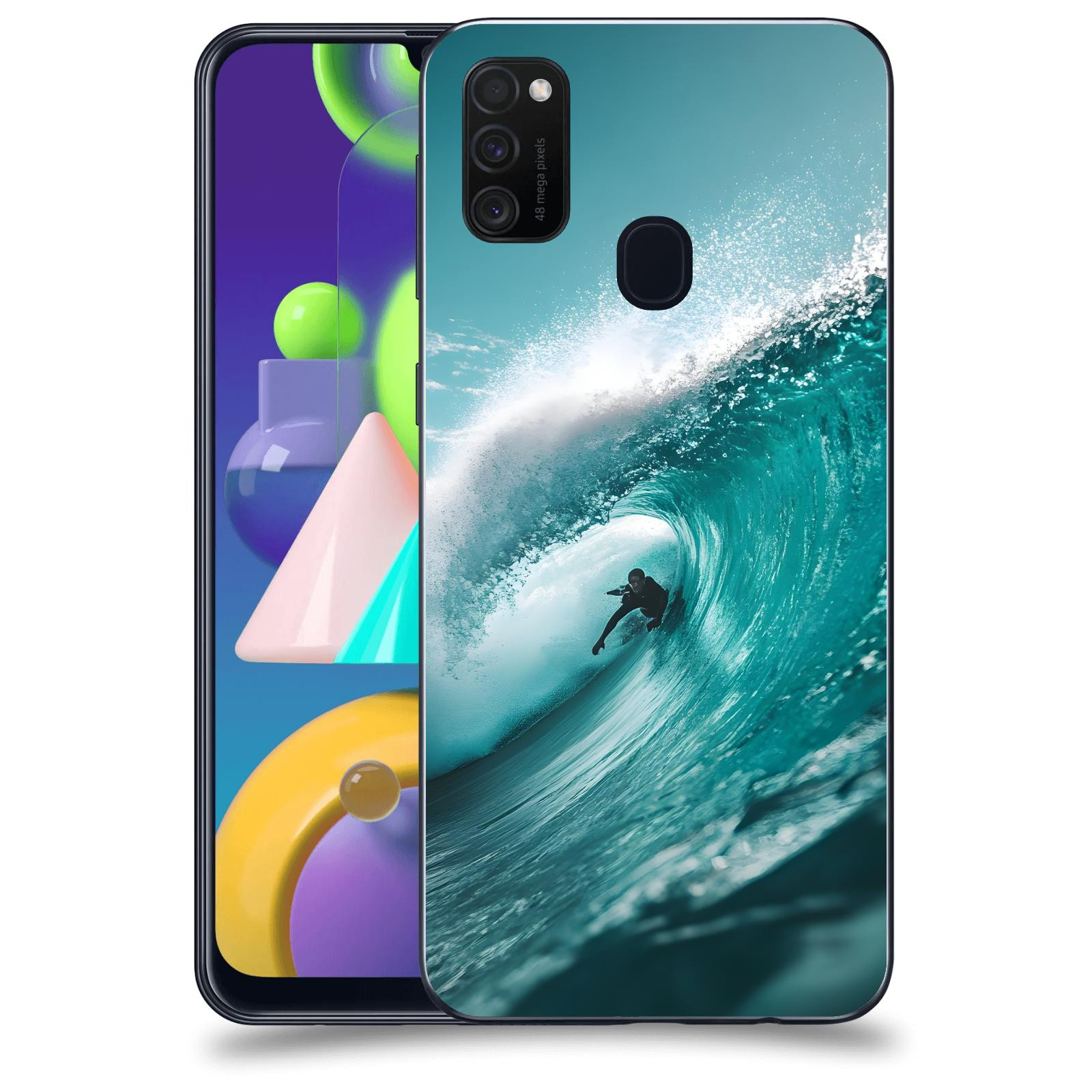 ACOVER Kryt na mobil Samsung Galaxy M21 M215F - Vlna