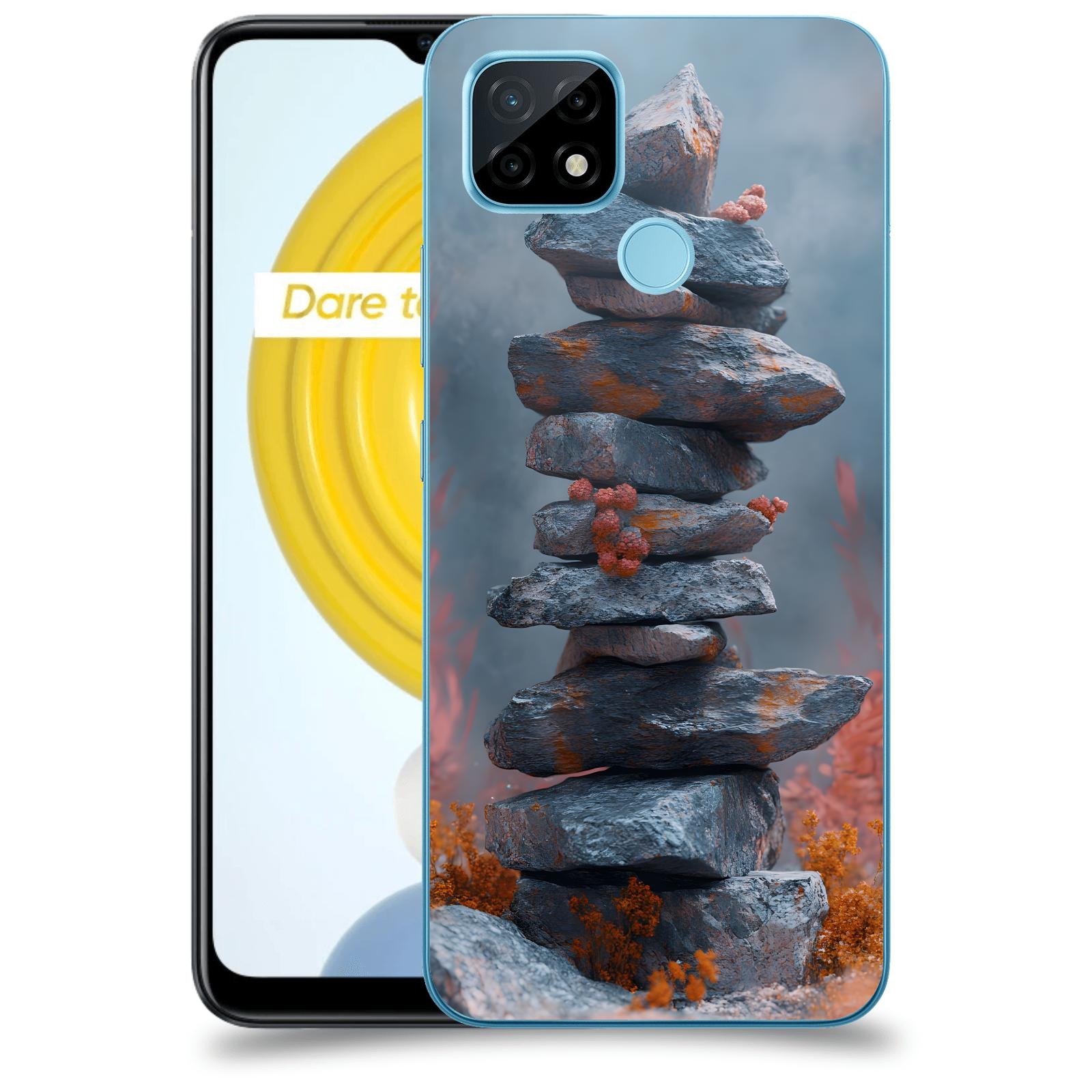 ACOVER Kryt na mobil Realme C21 - Mohyla