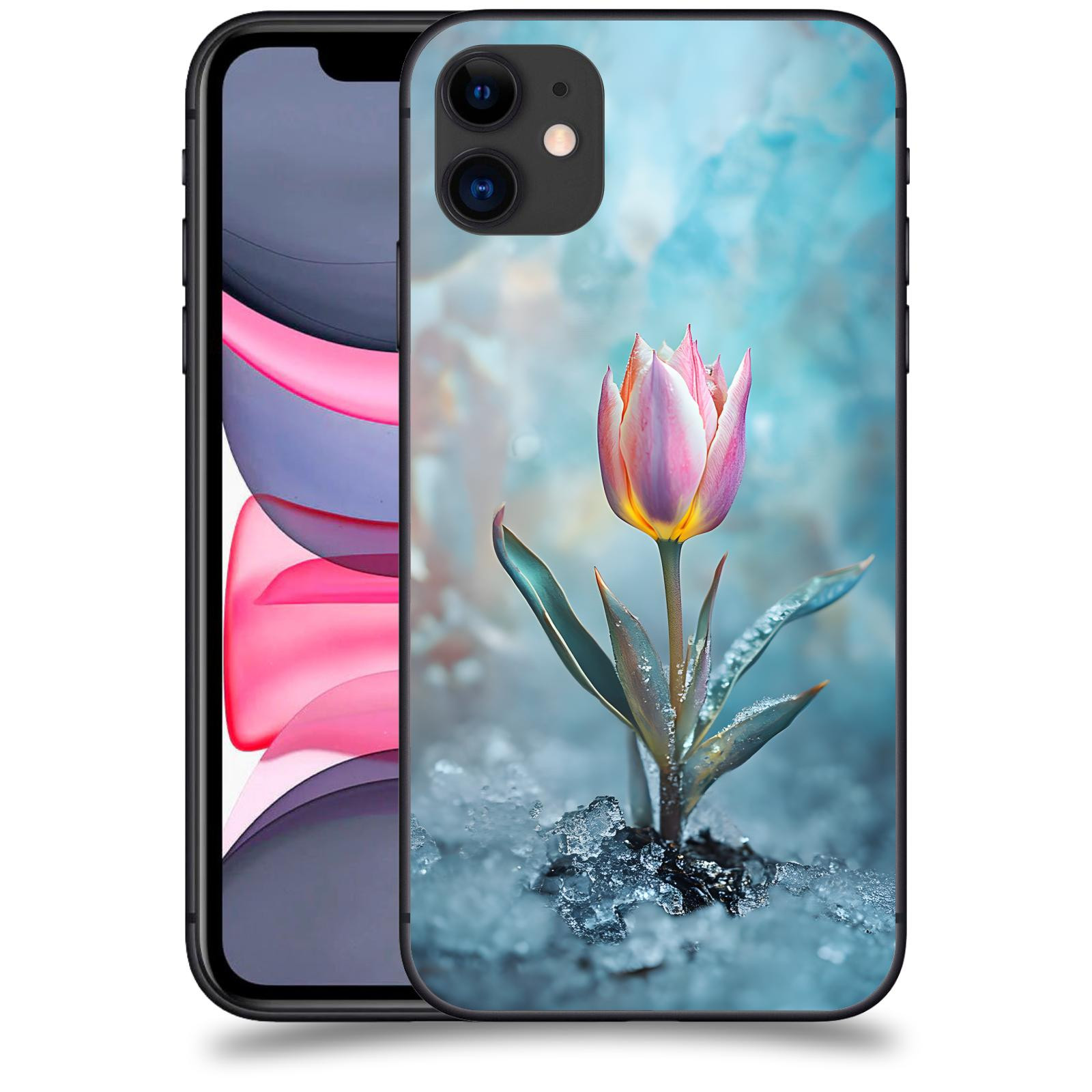 ACOVER Kryt na mobil Apple iPhone 11 - Frozen tulip