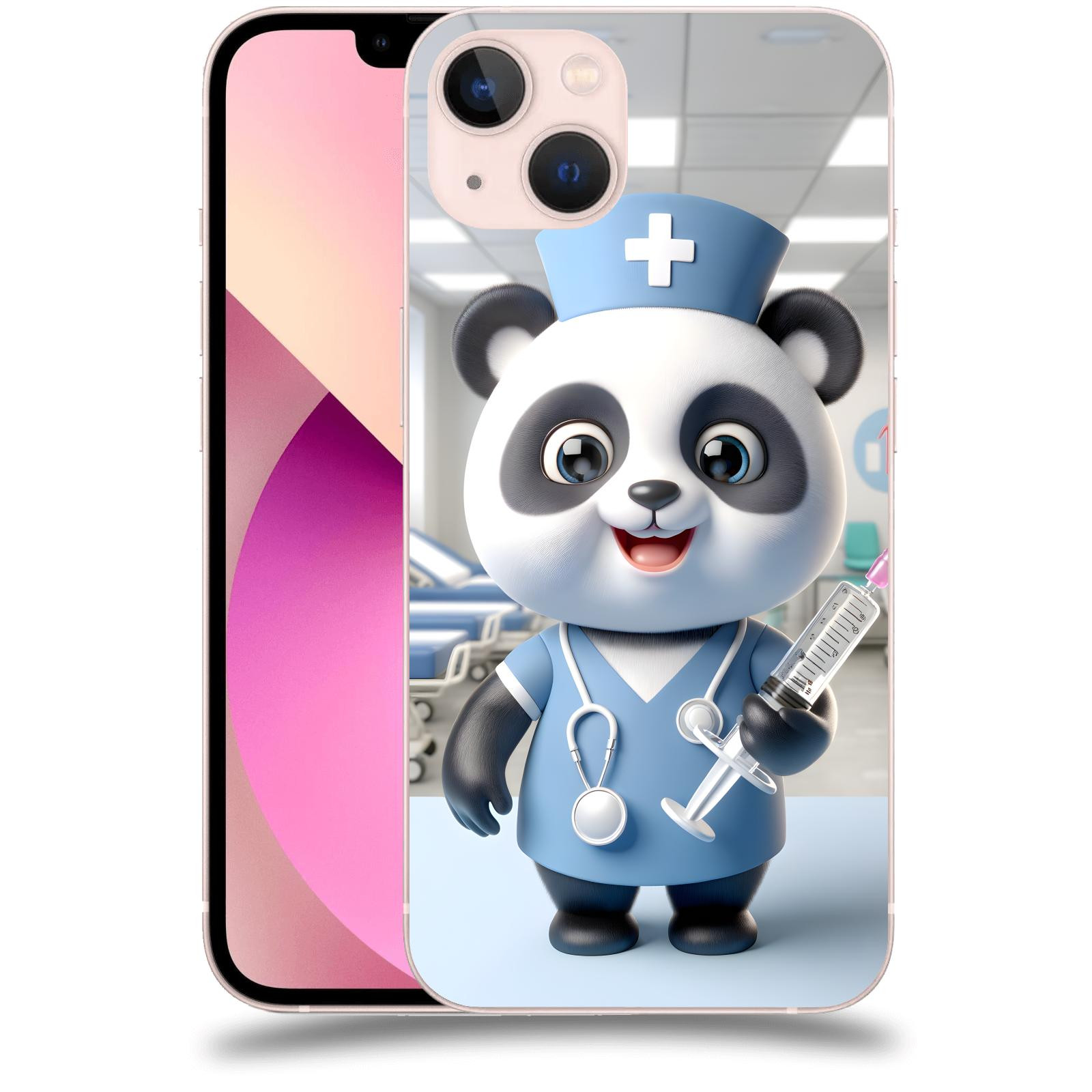 ACOVER Kryt na mobil Apple iPhone 13 - Panda doktor 2