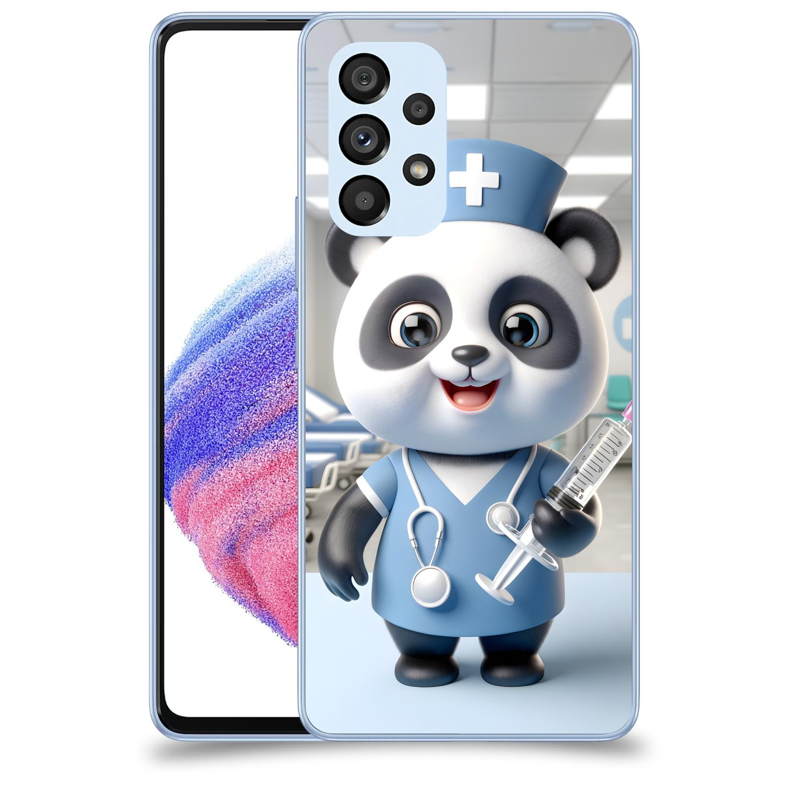 ACOVER Kryt na mobil Samsung Galaxy A32 5G A326B - Panda doktor 2