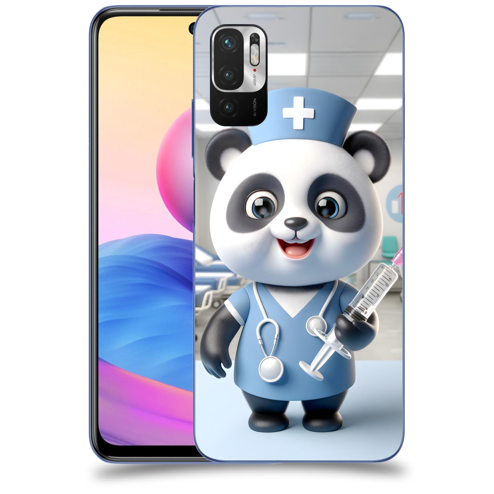 ACOVER Kryt na mobil Xiaomi Redmi Note 10 5G - Panda doktor 2