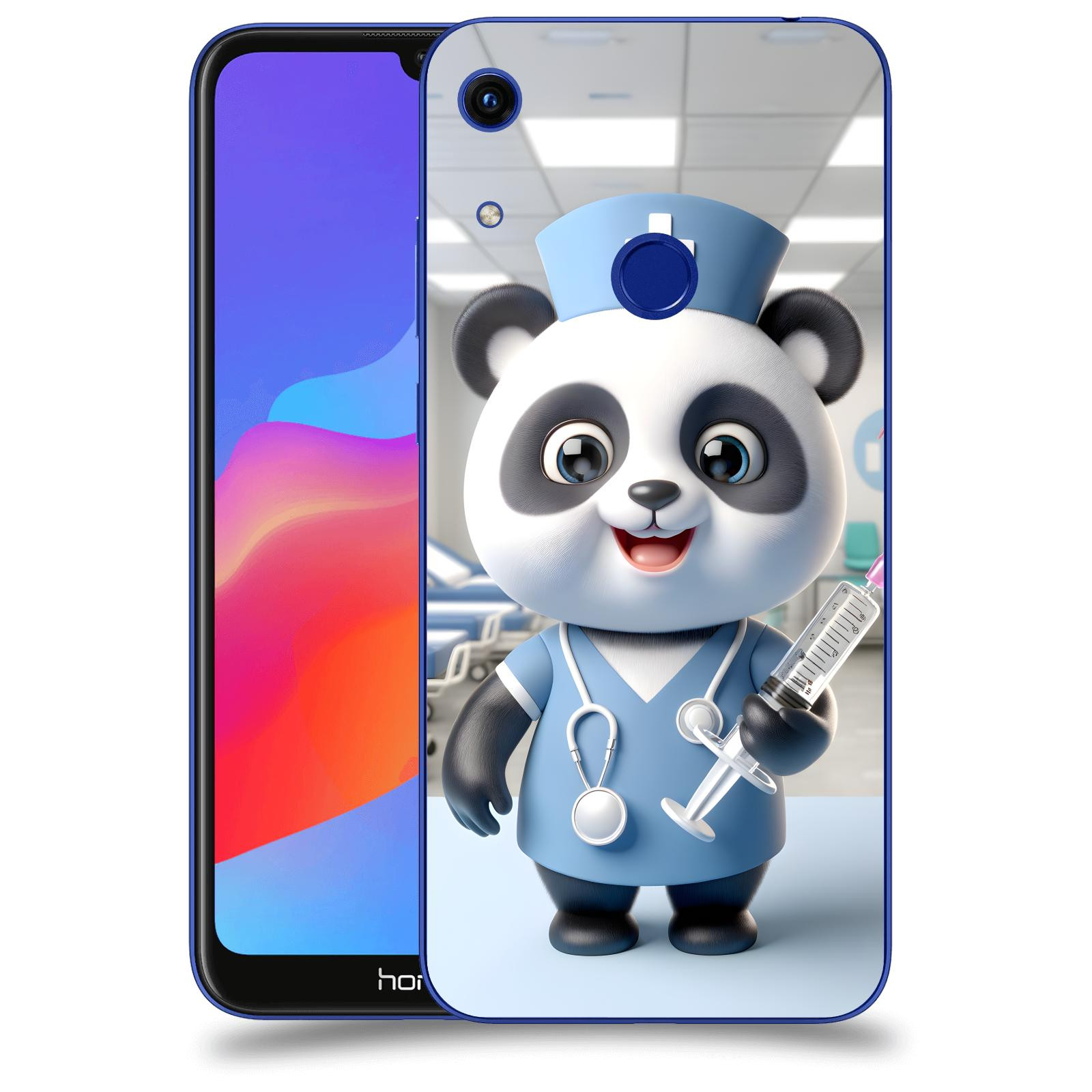 ACOVER Kryt na mobil Honor 8A - Panda doktor 2