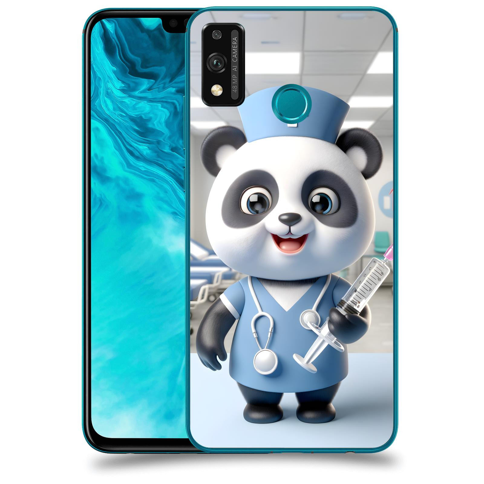 ACOVER Kryt na mobil Honor 9X Lite - Panda doktor 2