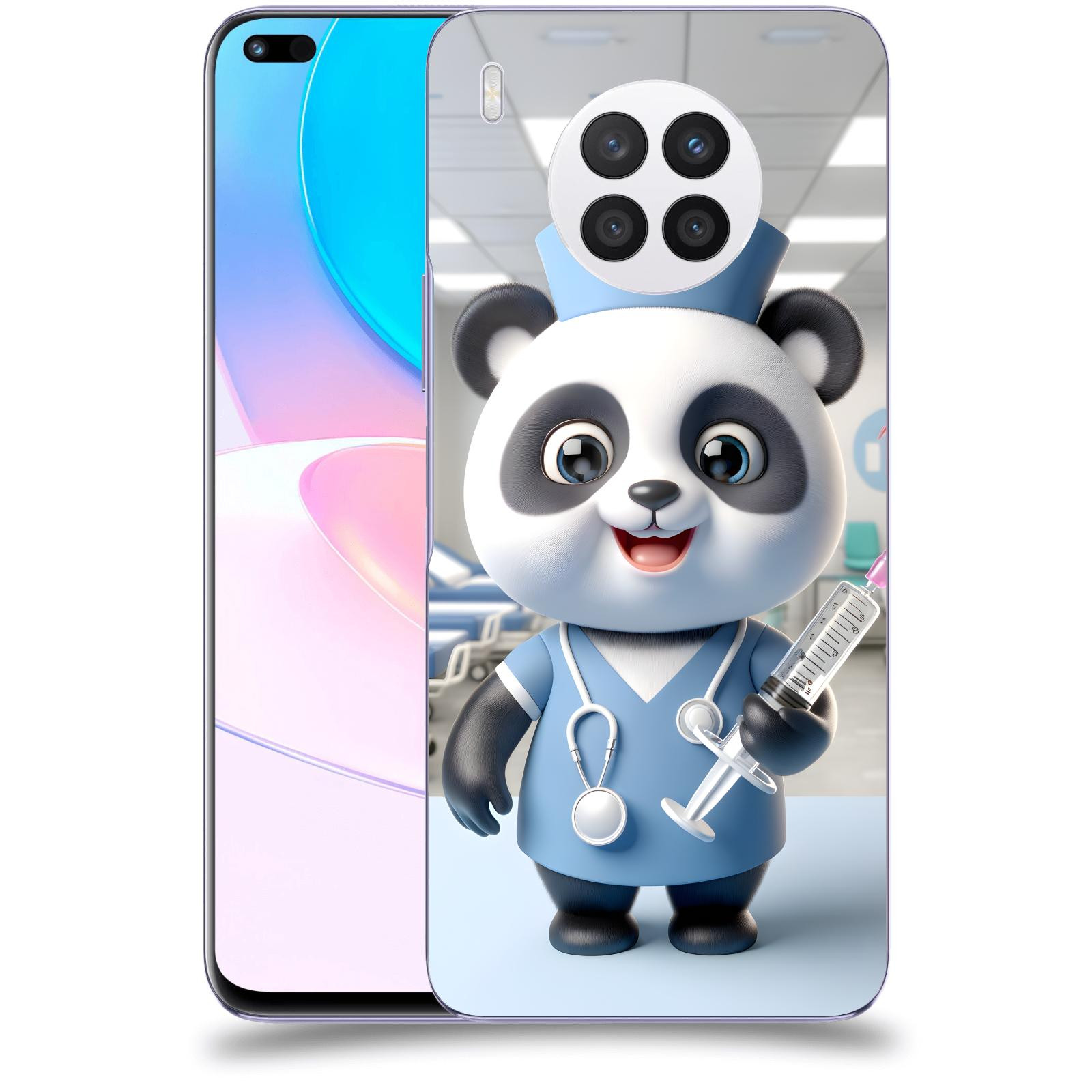 ACOVER Kryt na mobil Huawei Nova 8i - Panda doktor 2