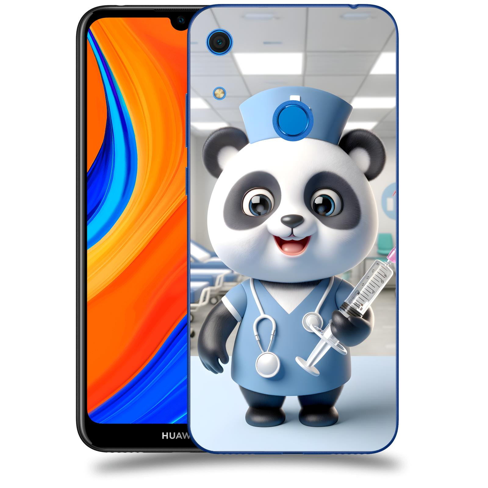 ACOVER Kryt na mobil Huawei Y6S - Panda doktor 2