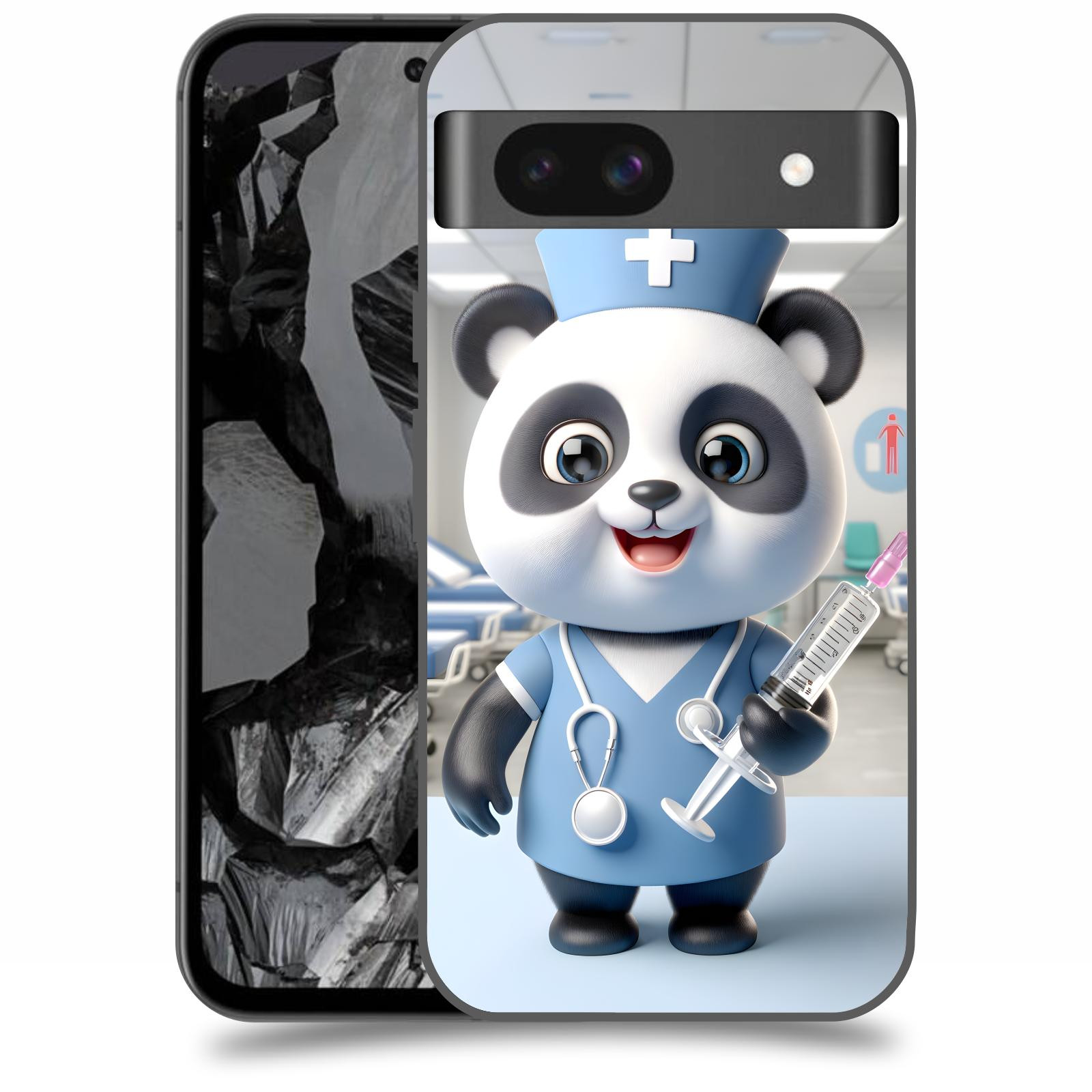 ACOVER Kryt na mobil Google Pixel 8A - Panda doktor 2