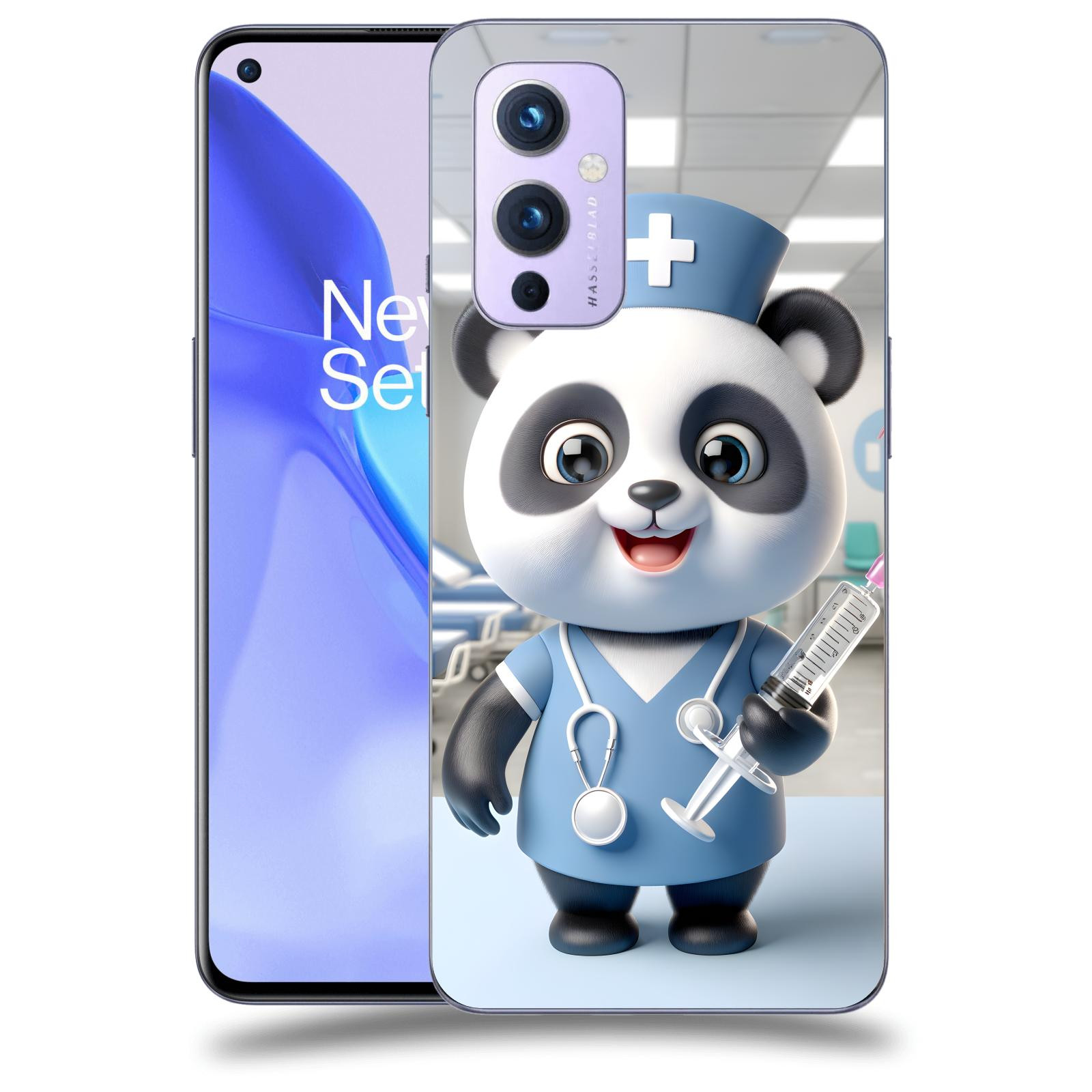 ACOVER Kryt na mobil OnePlus 9 - Panda doktor 2