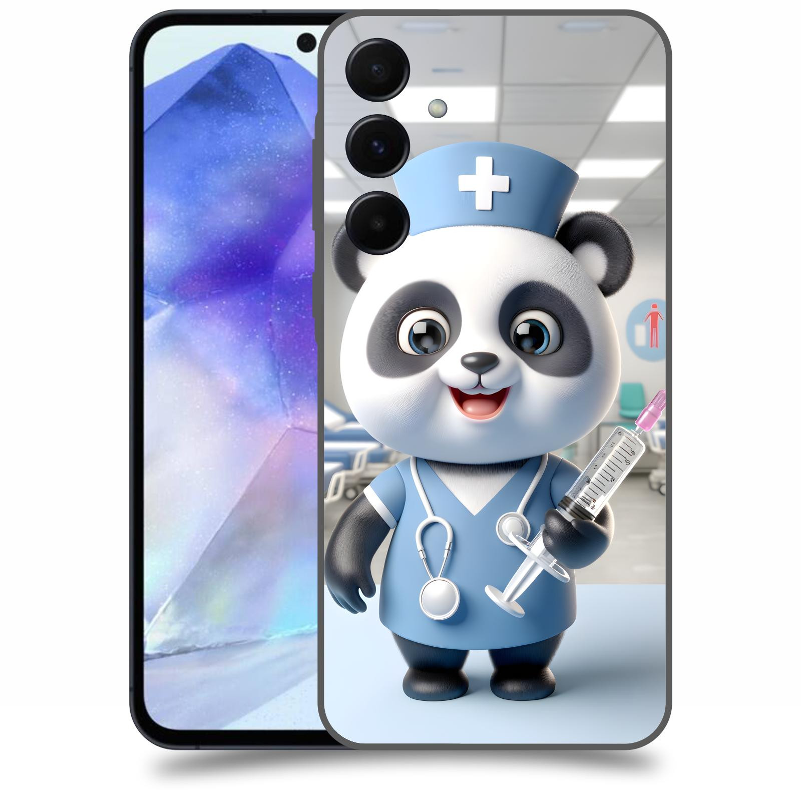 ACOVER Kryt na mobil Samsung Galaxy A55 5G - Panda doktor 2