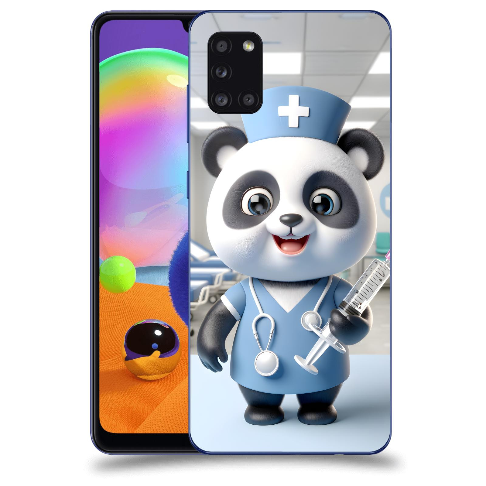 ACOVER Kryt na mobil Samsung Galaxy A31 A315F - Panda doktor 2