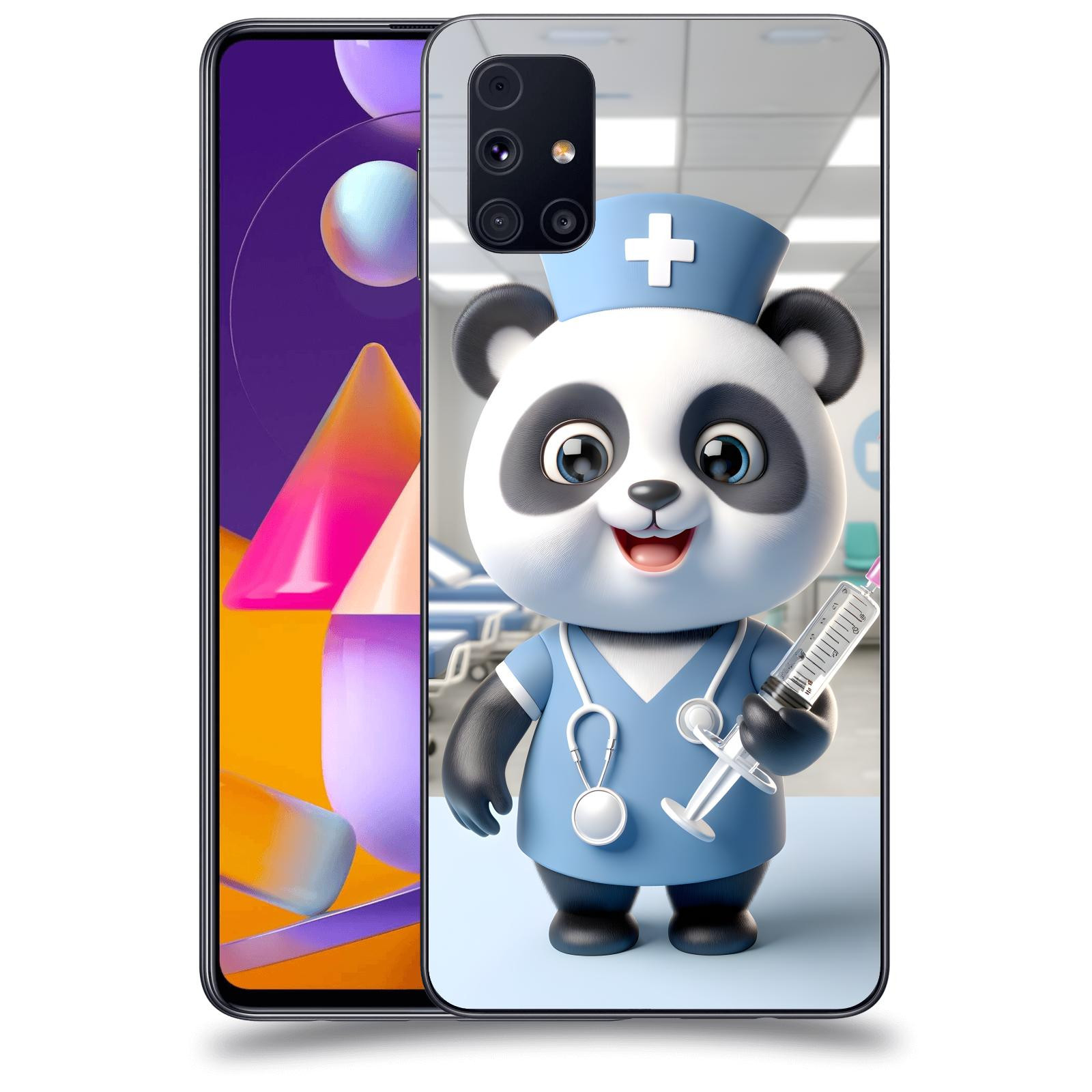 ACOVER Kryt na mobil Samsung Galaxy M31s - Panda doktor 2