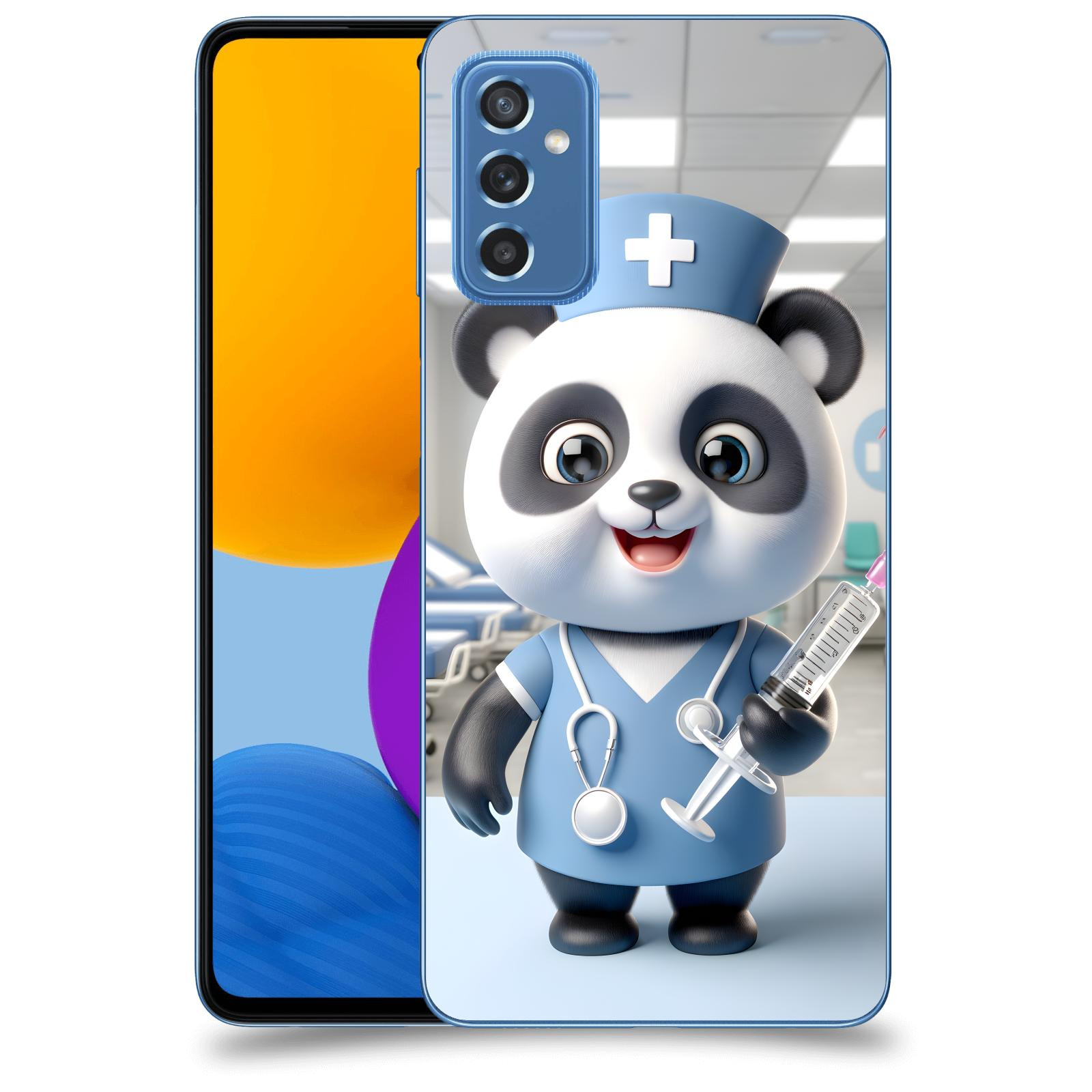 ACOVER Kryt na mobil Samsung Galaxy M52 5G - Panda doktor 2