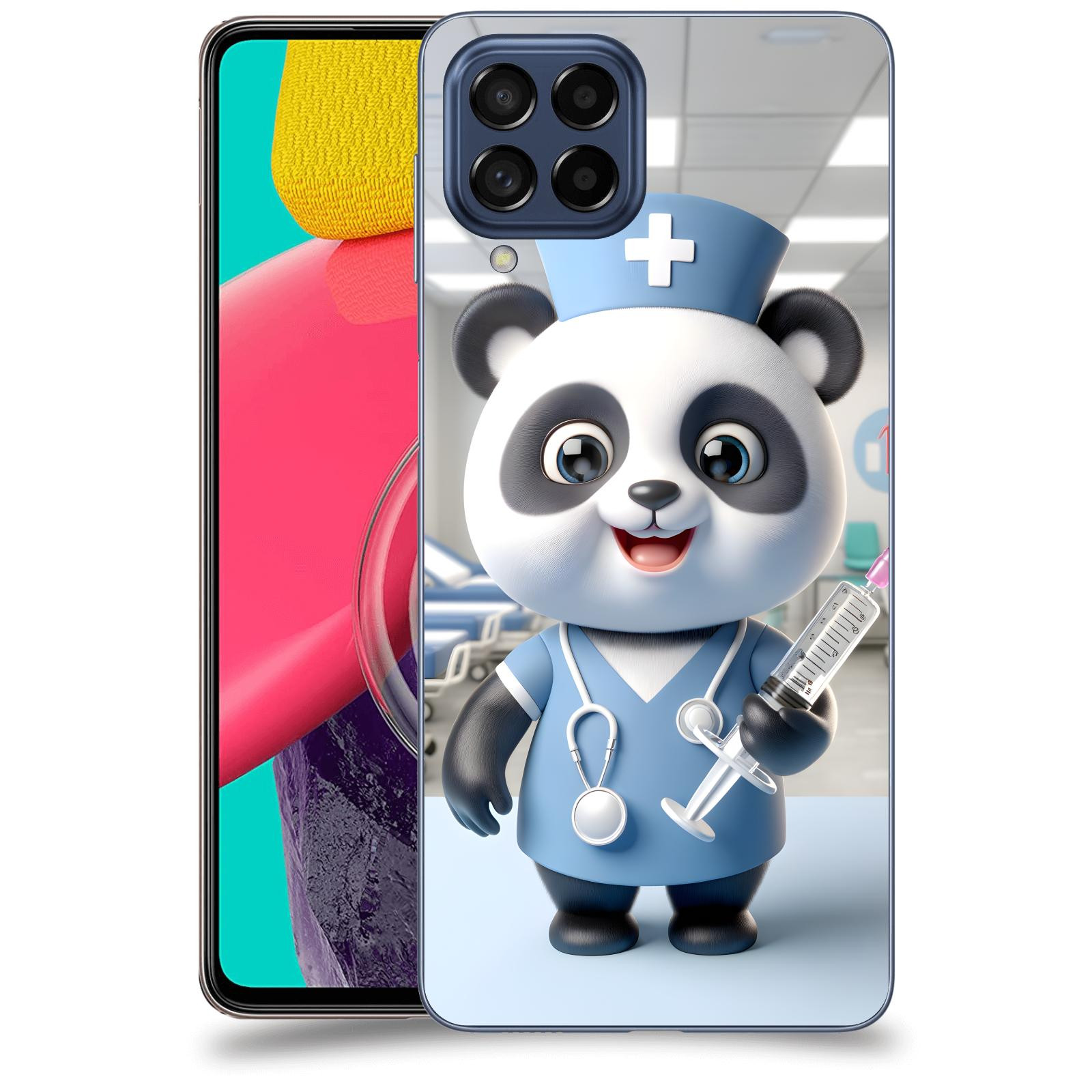 ACOVER Kryt na mobil Samsung Galaxy M53 5G - Panda doktor 2