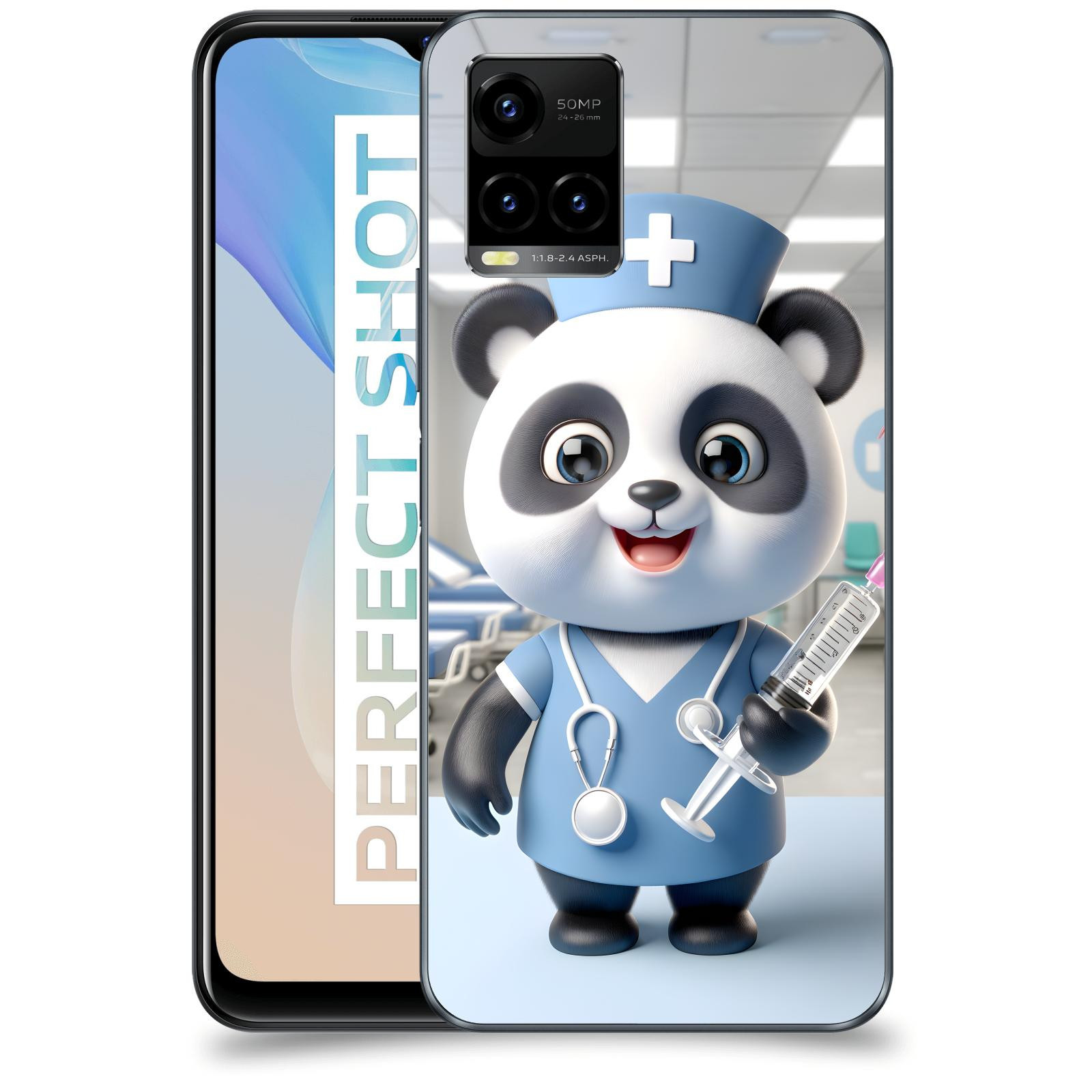 ACOVER Kryt na mobil Vivo Y33s - Panda doktor 2