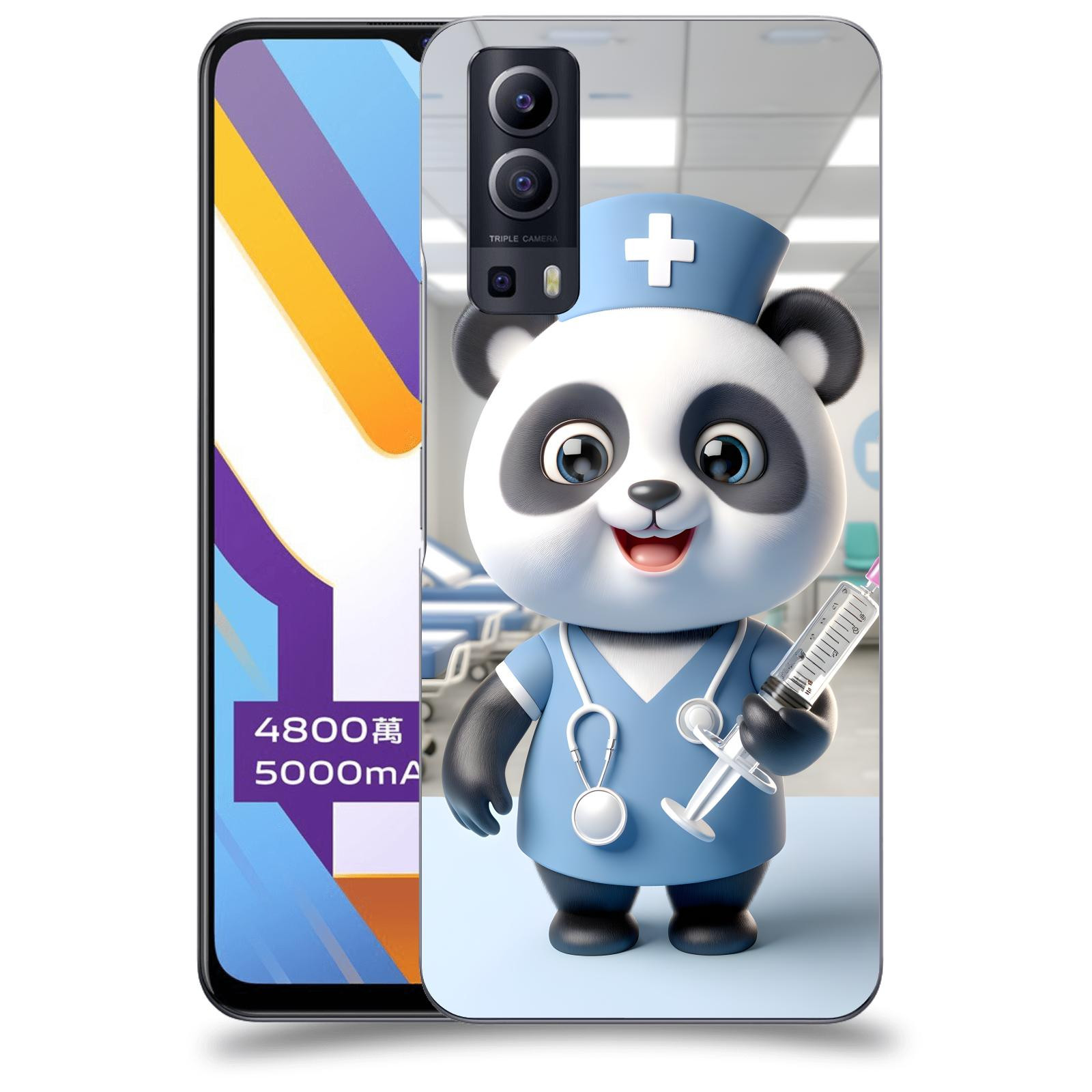 ACOVER Kryt na mobil Vivo Y52 5G - Panda doktor 2