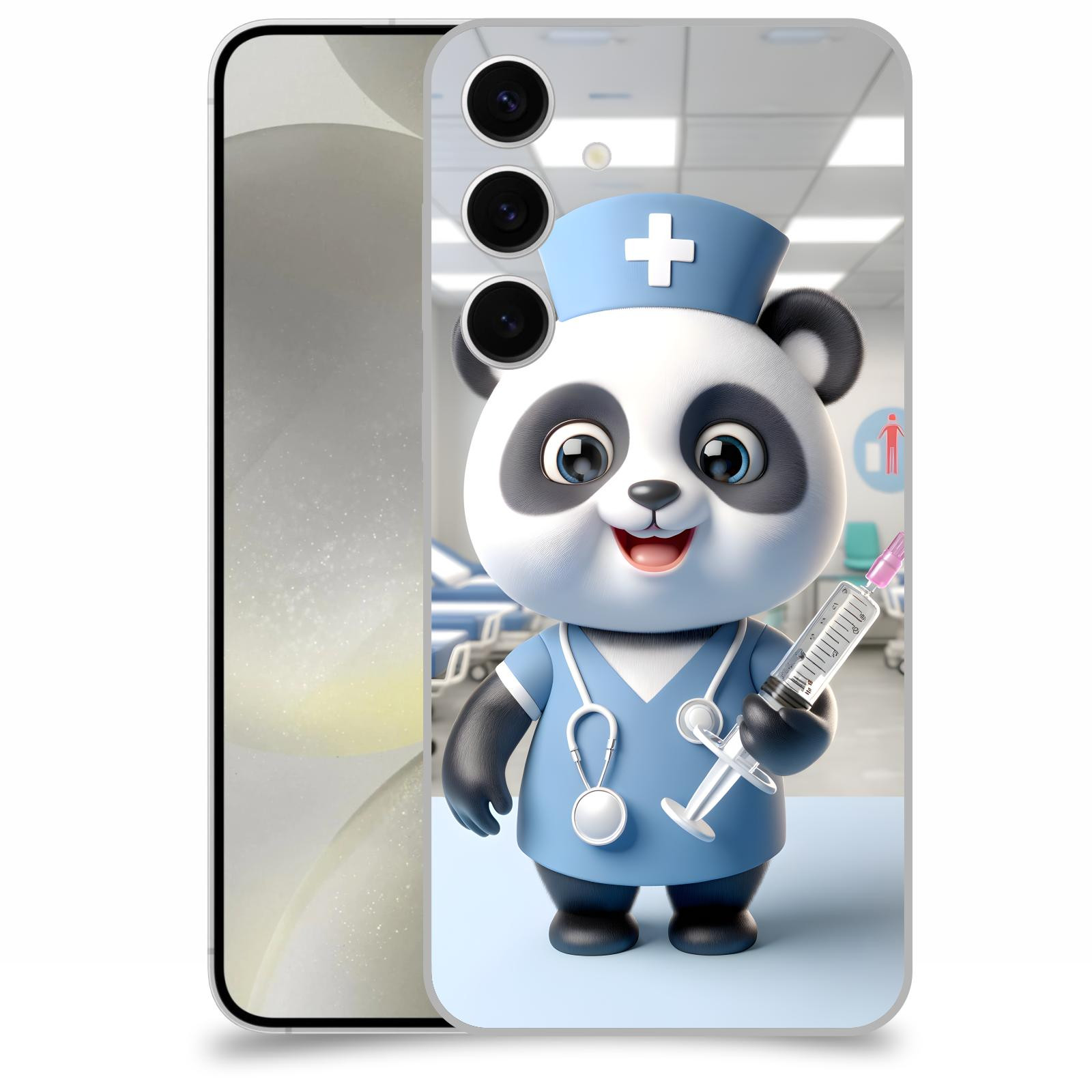 ACOVER Kryt na mobil Samsung Galaxy S24+ - Panda doktor 2