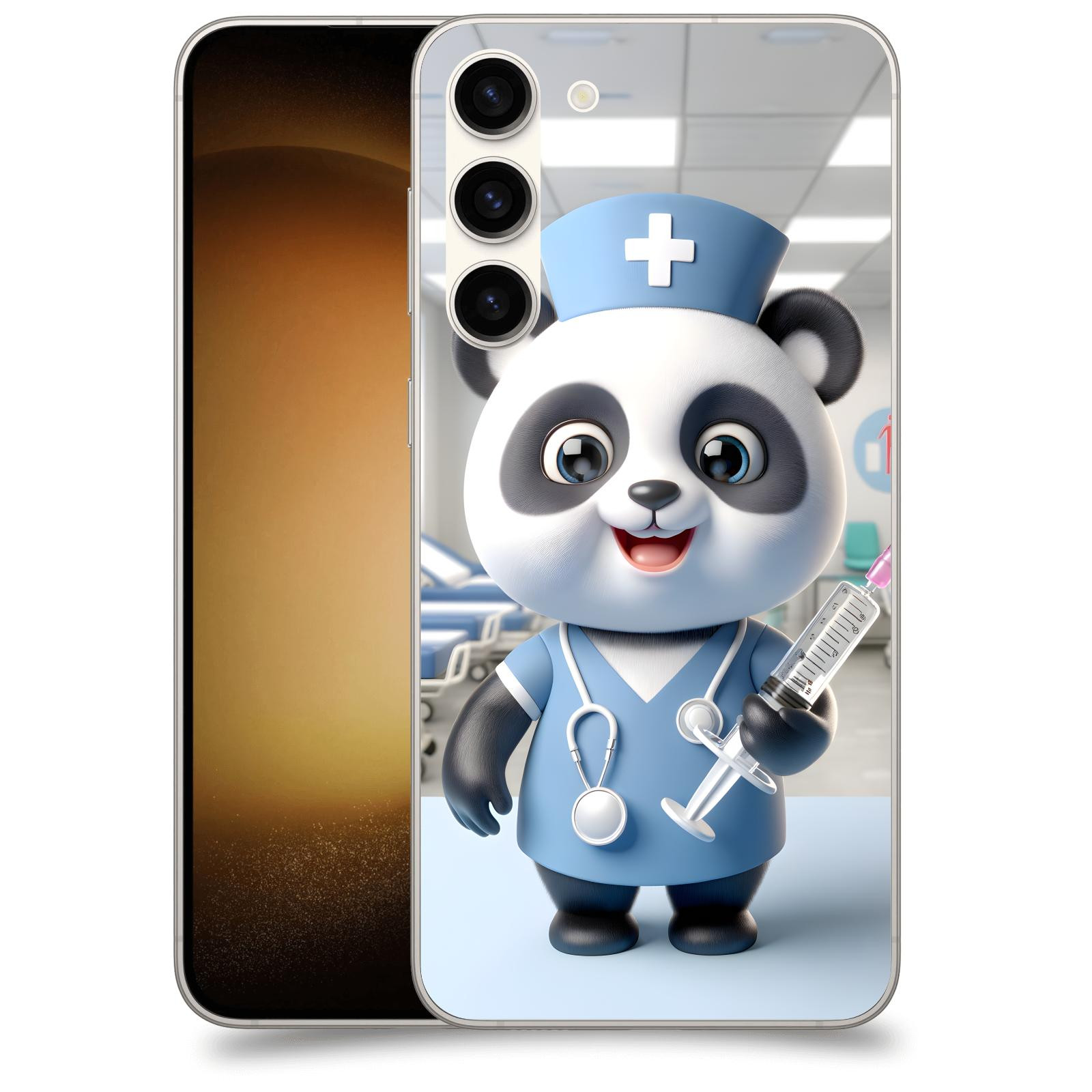 ACOVER Kryt na mobil Samsung Galaxy S23+ 5G - Panda doktor 2