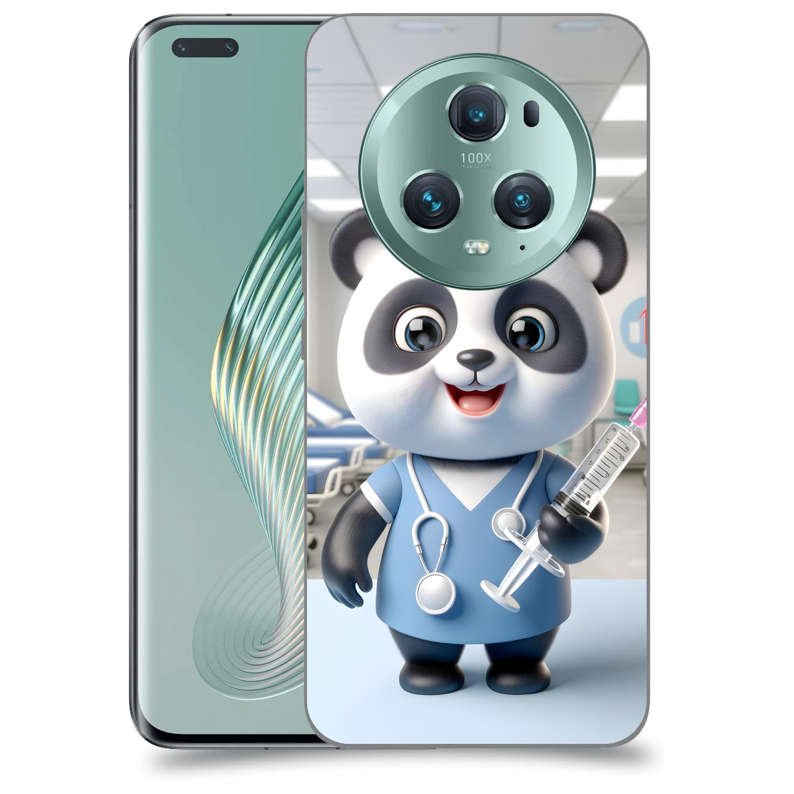 ACOVER Kryt na mobil Honor Magic5 Pro - Panda doktor 2