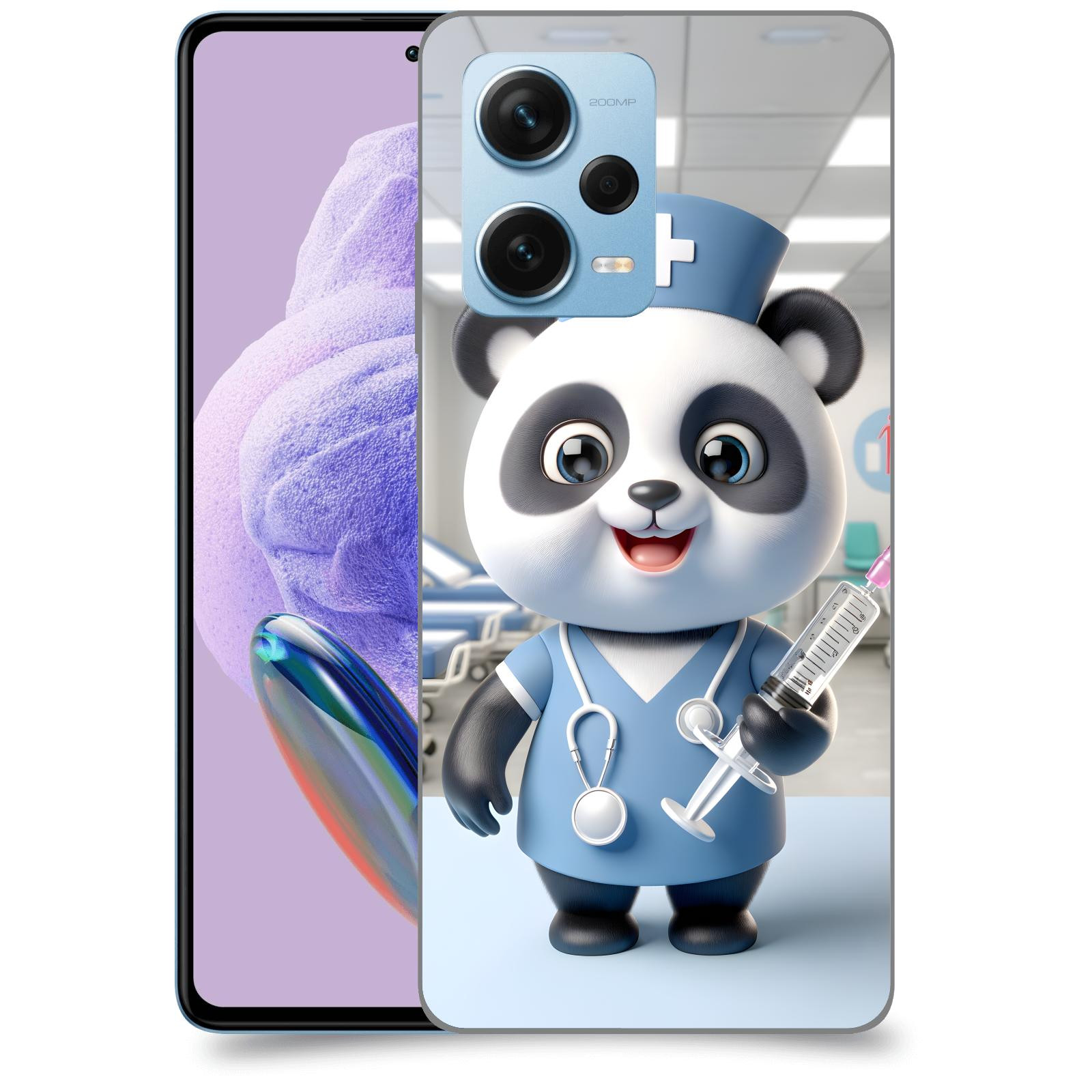 ACOVER Kryt na mobil Xiaomi Redmi Note 12 Pro+ 5G - Panda doktor 2