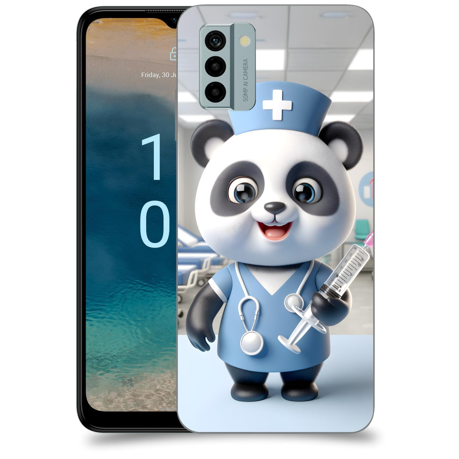 ACOVER Kryt na mobil Nokia G22 - Panda doktor 2