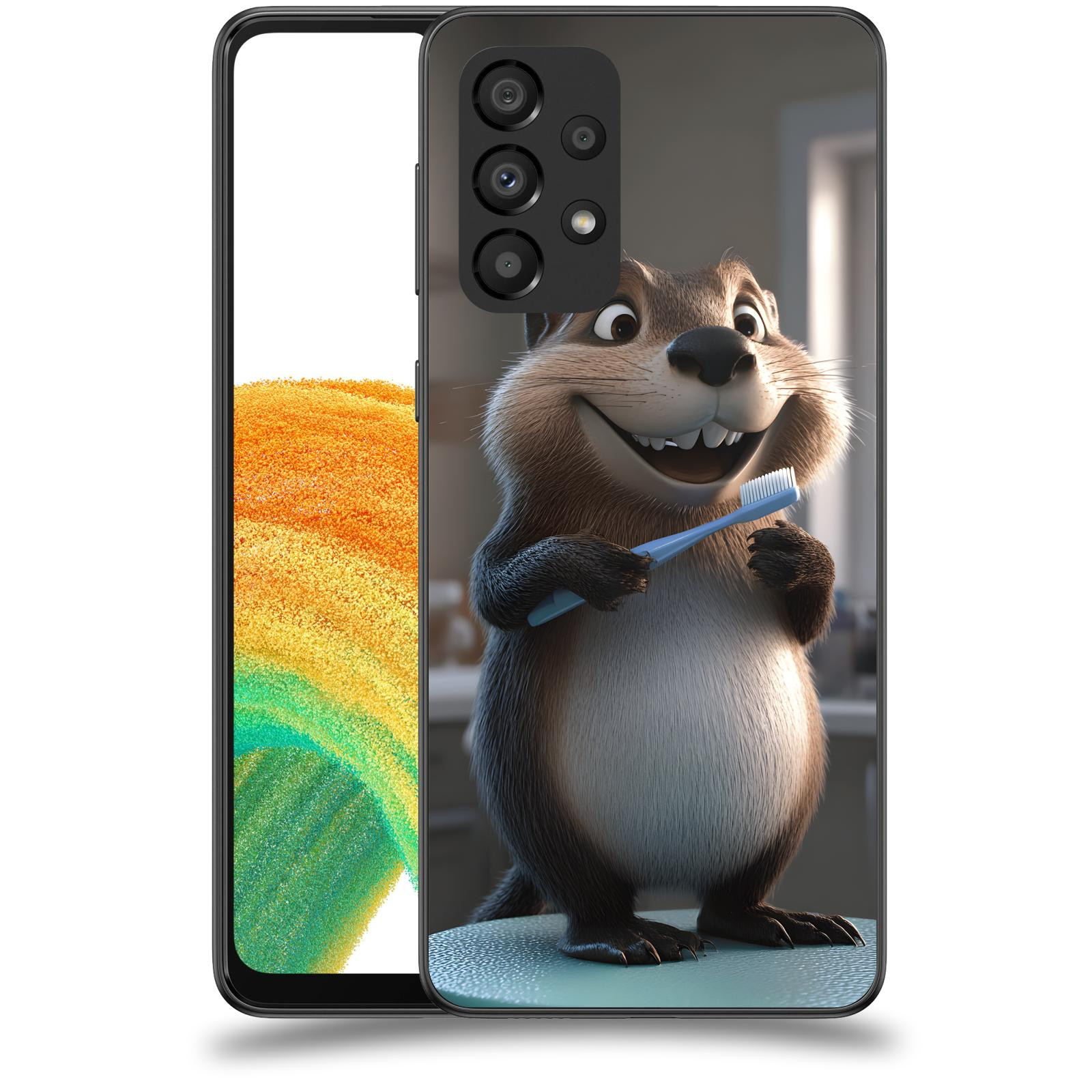 ACOVER Kryt na mobil Samsung Galaxy A33 5G A336 - Bobr zubař