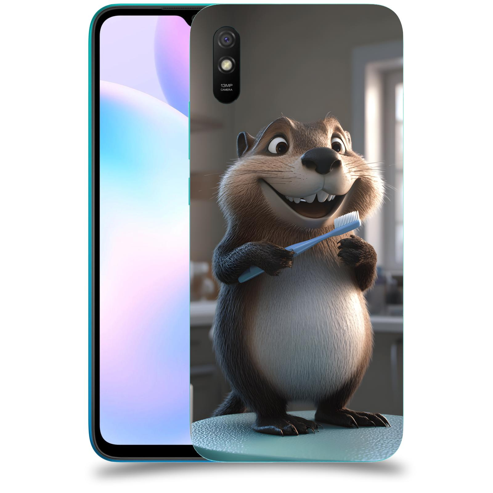 ACOVER Kryt na mobil Xiaomi Redmi 9AT - Bobr zubař