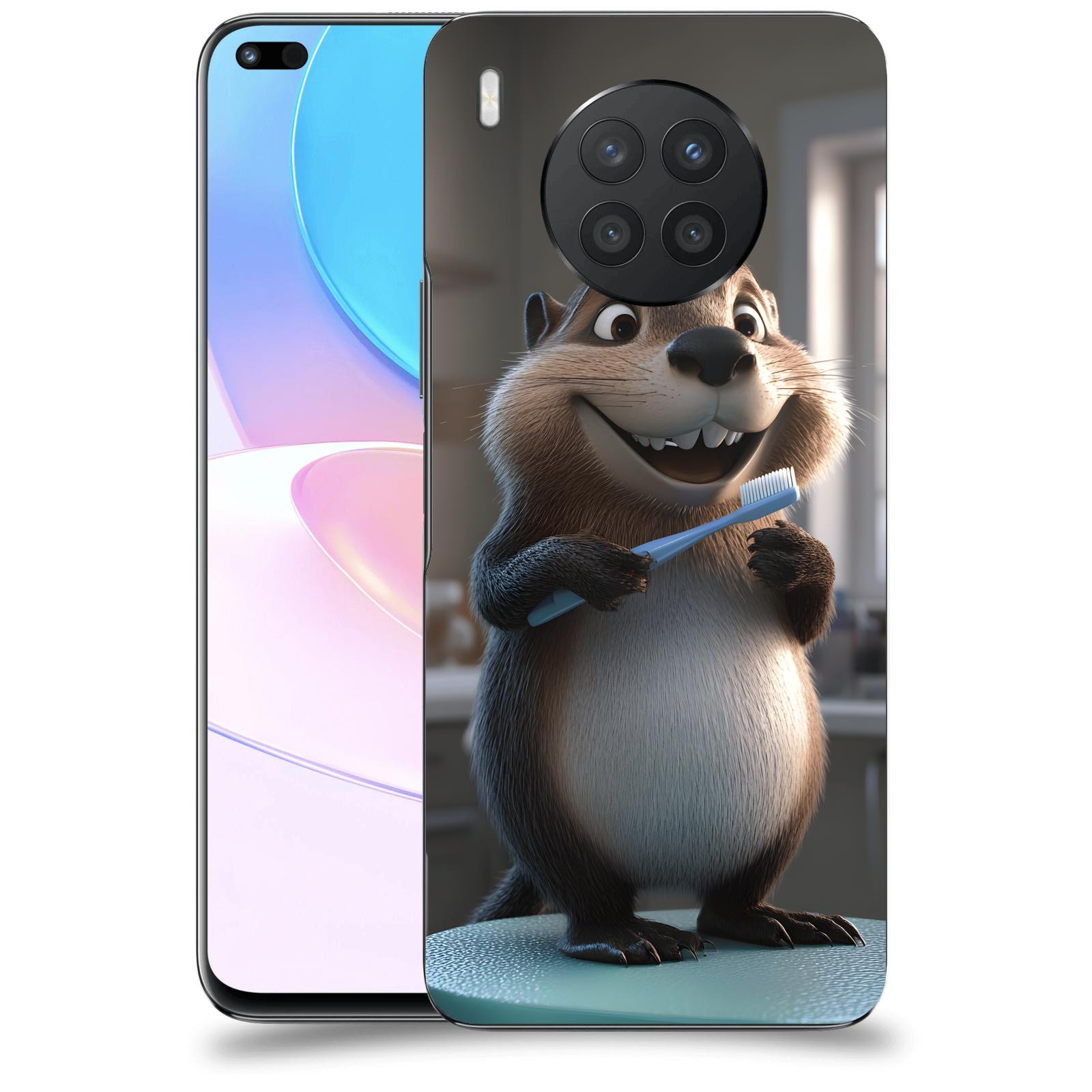 ACOVER Kryt na mobil Honor 50 Lite - Bobr zubař