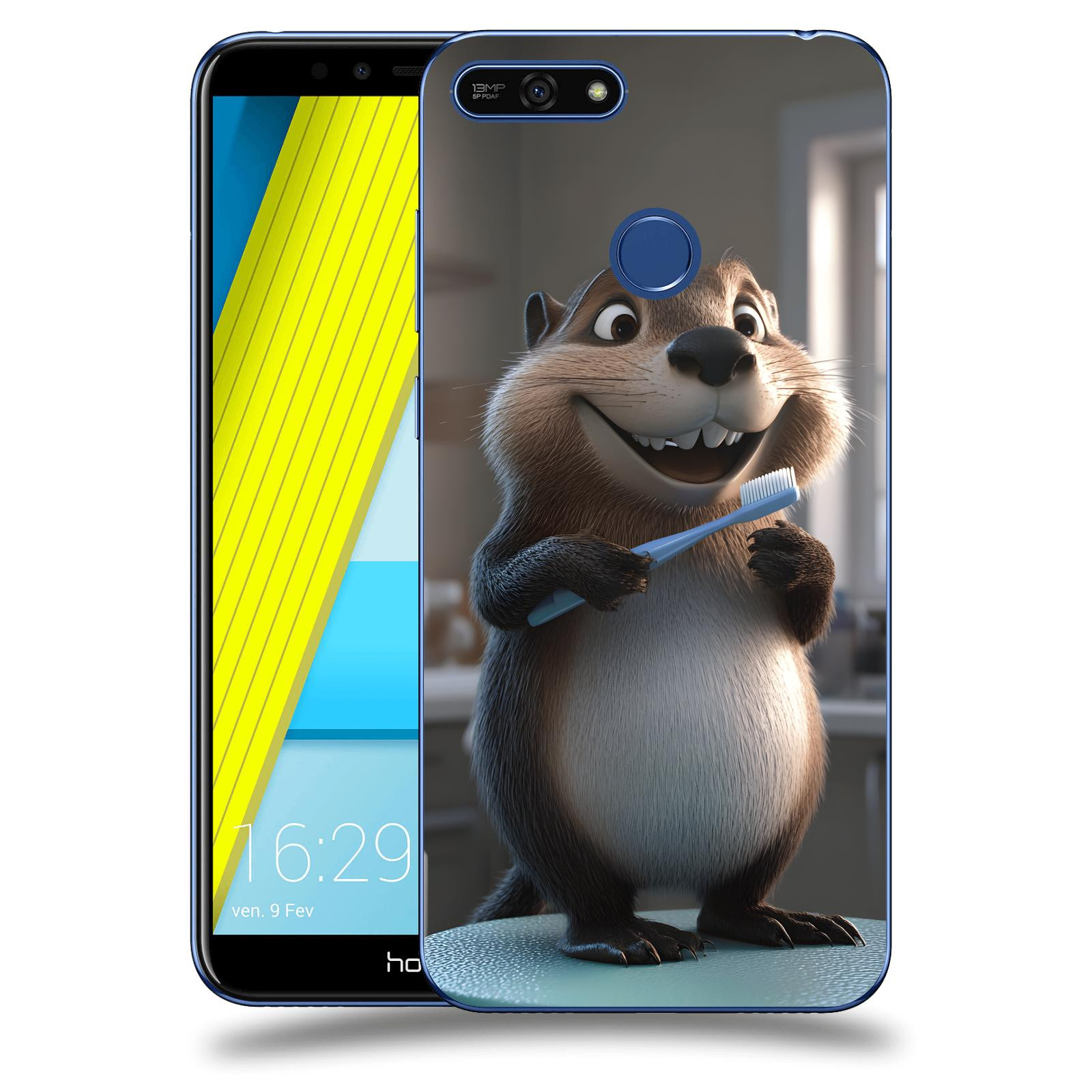 ACOVER Kryt na mobil Honor 7A - Bobr zubař