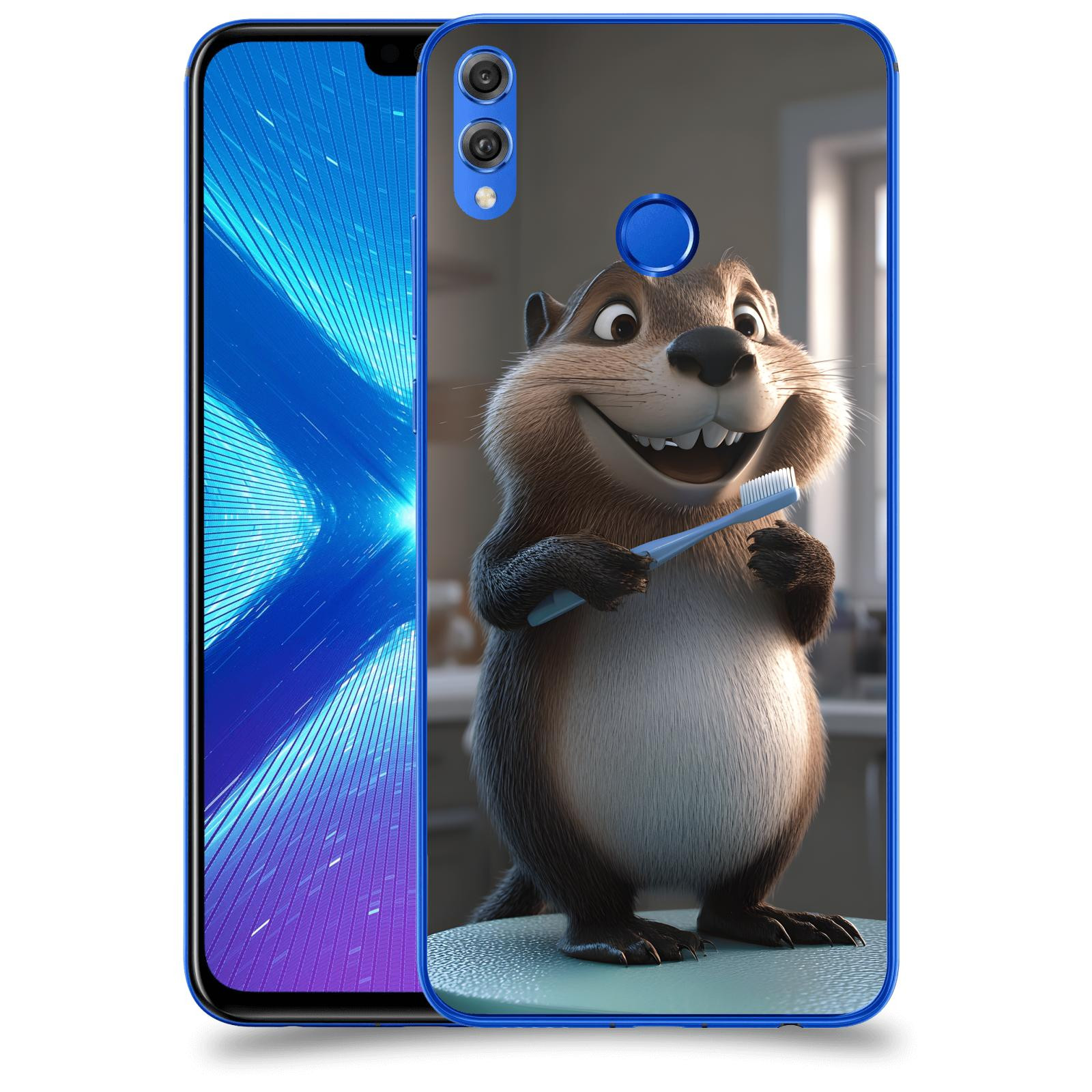 ACOVER Kryt na mobil Honor 8X - Bobr zubař