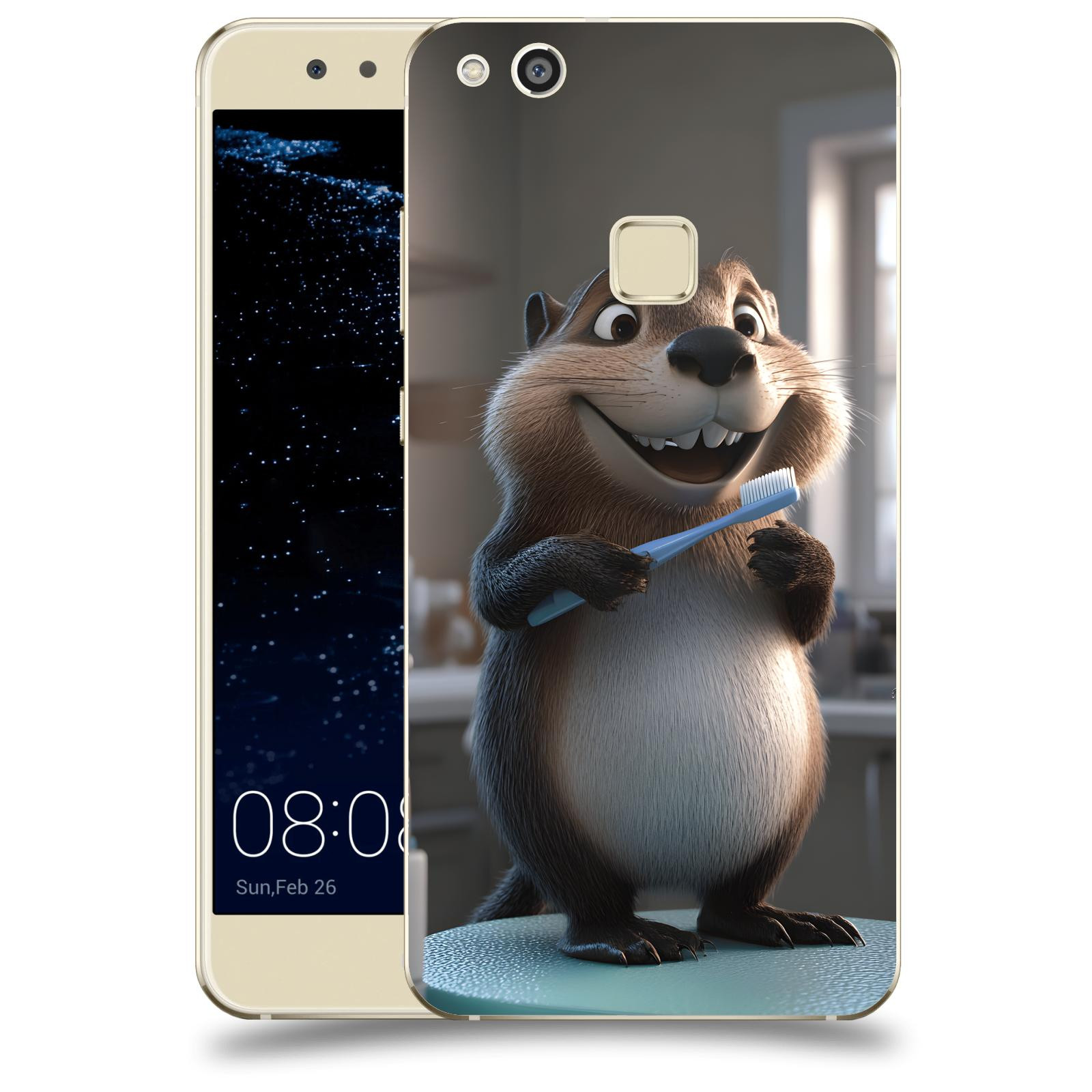 ACOVER Kryt na mobil Huawei P10 Lite - Bobr zubař