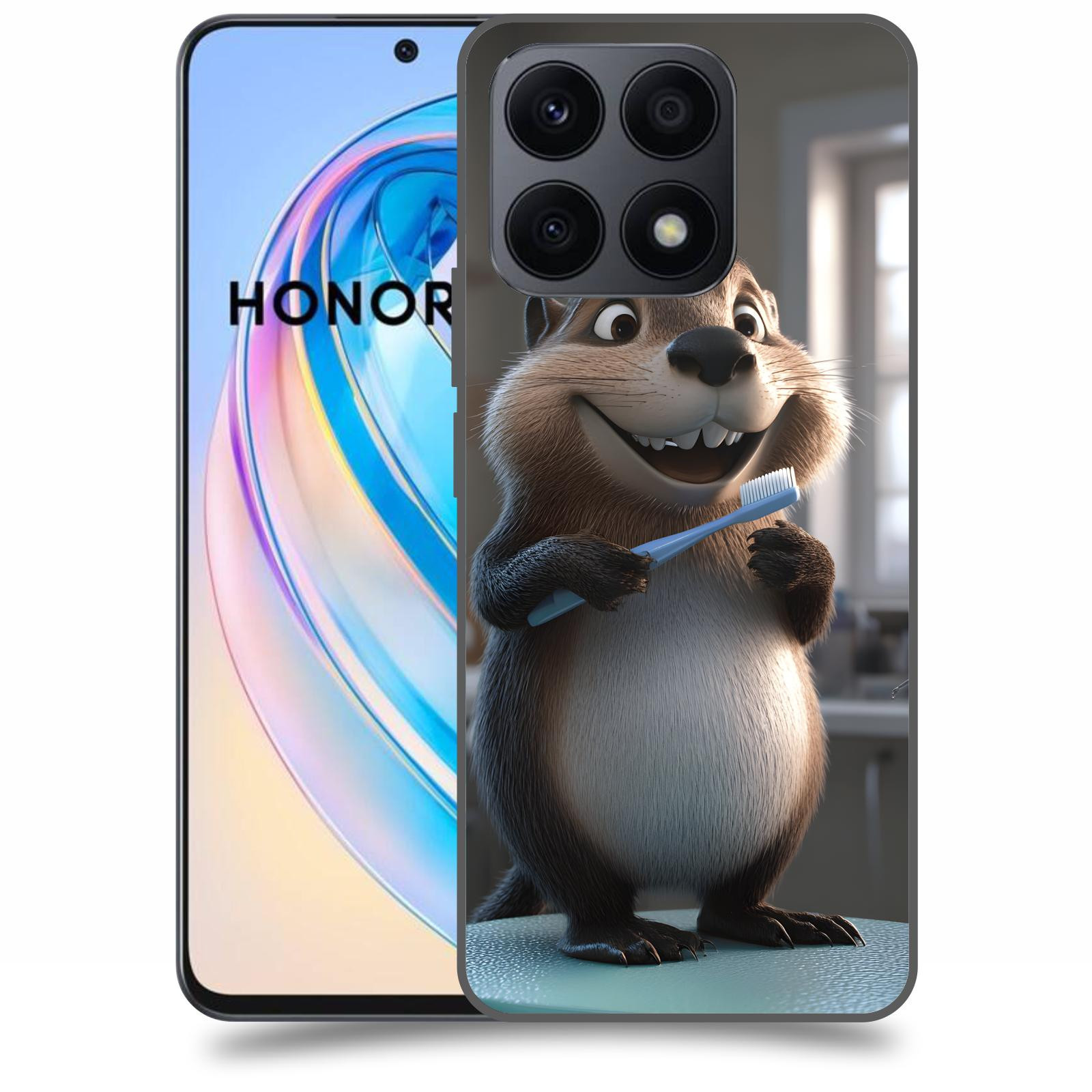 ACOVER Kryt na mobil Honor X8a - Bobr zubař