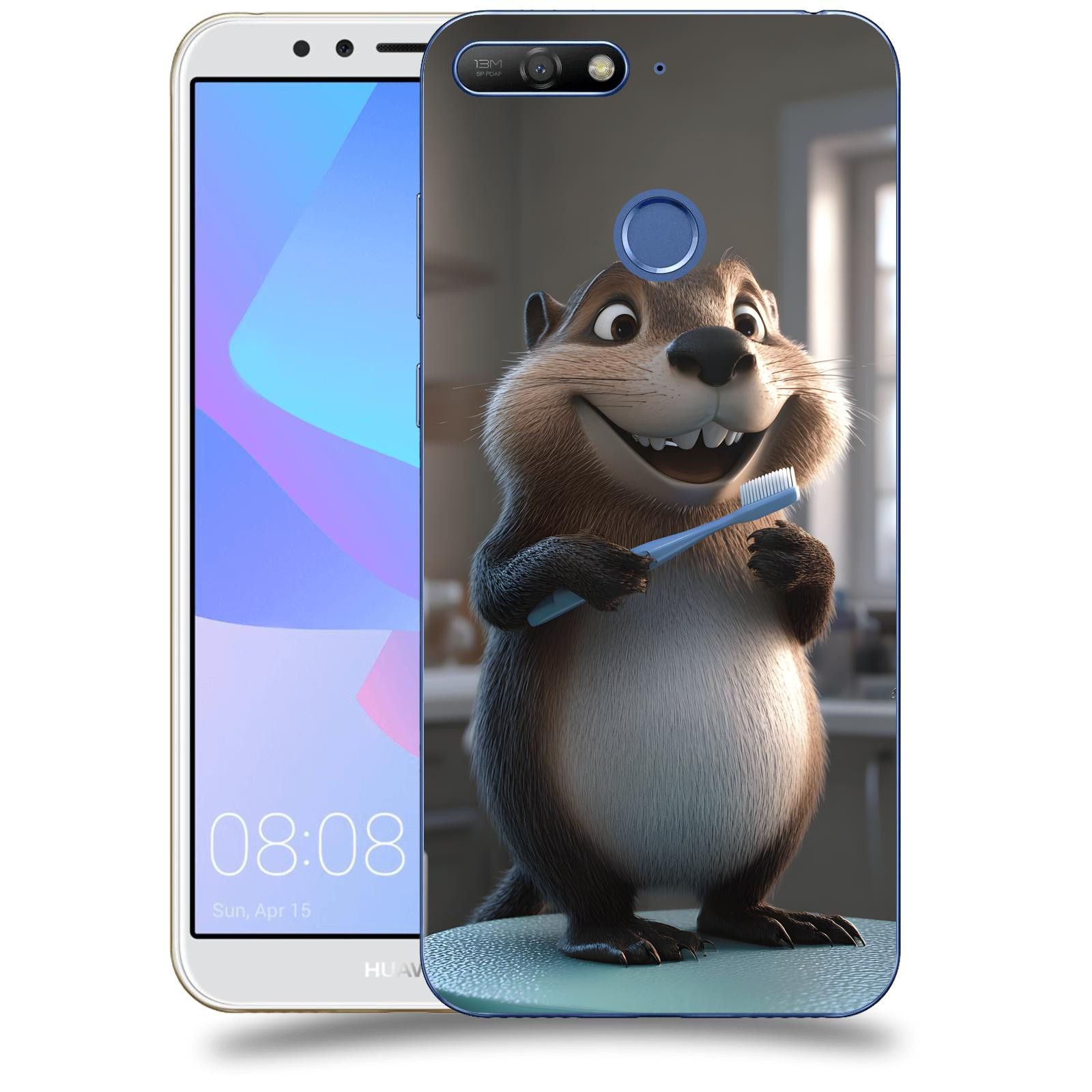 ACOVER Kryt na mobil Huawei Y6 Prime 2018 - Bobr zubař