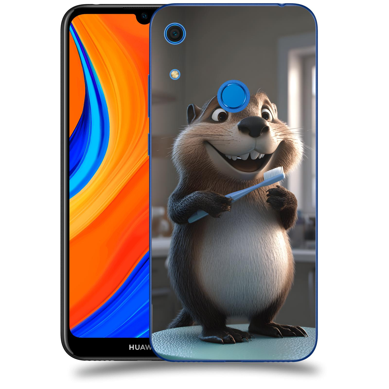 ACOVER Kryt na mobil Huawei Y6S - Bobr zubař