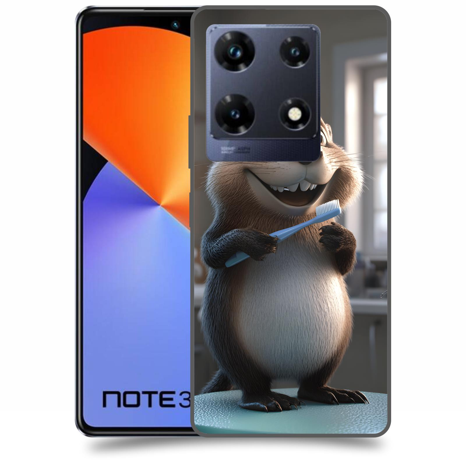 ACOVER Kryt na mobil Infinix Note 30 PRO - Bobr zubař