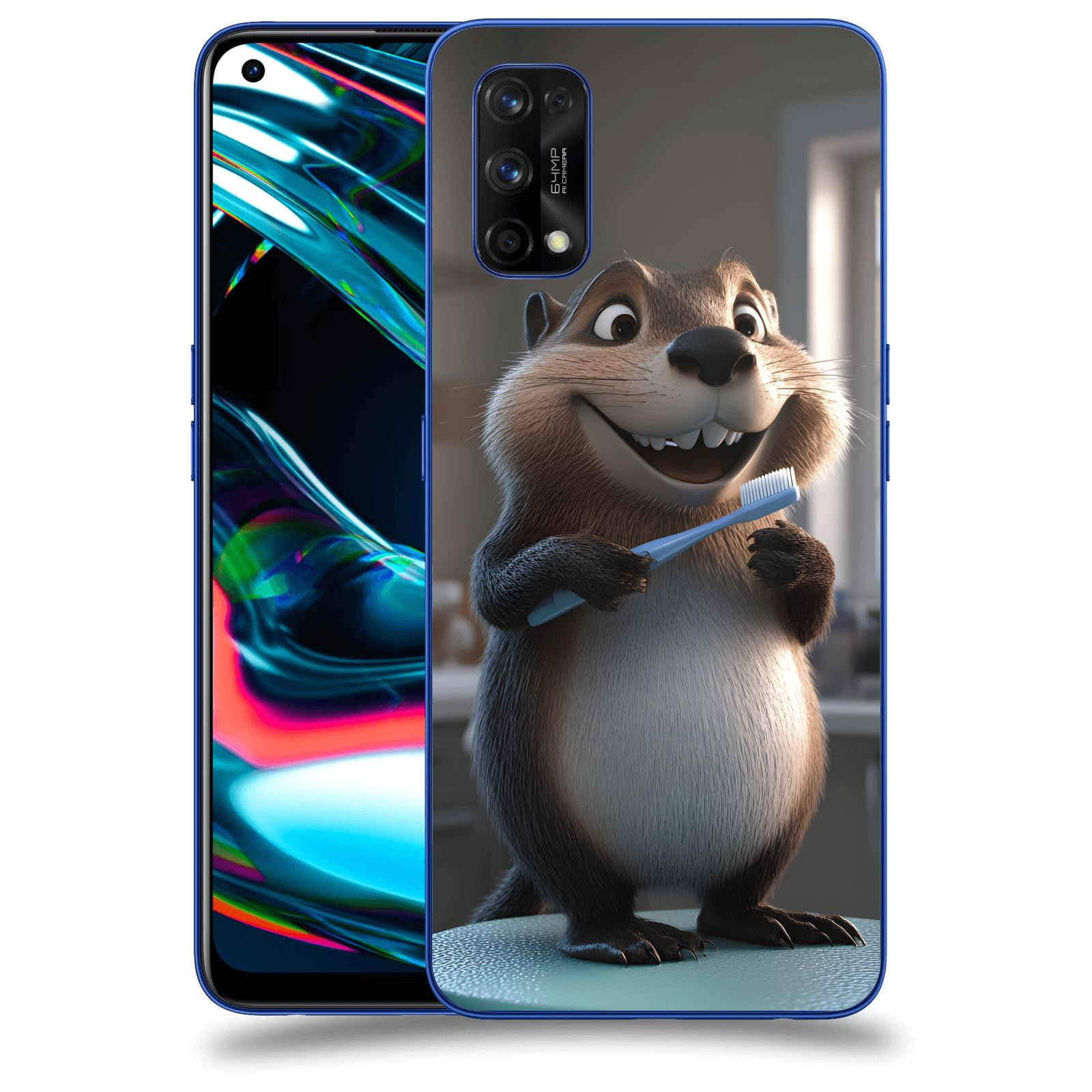 ACOVER Kryt na mobil Realme 7 Pro - Bobr zubař