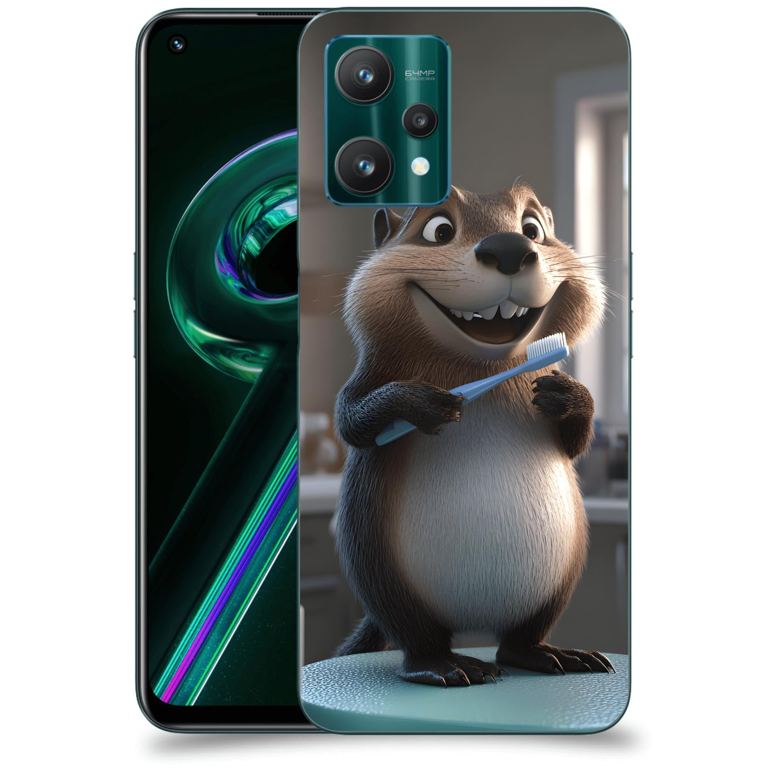 ACOVER Kryt na mobil Realme 9 Pro 5G - Bobr zubař