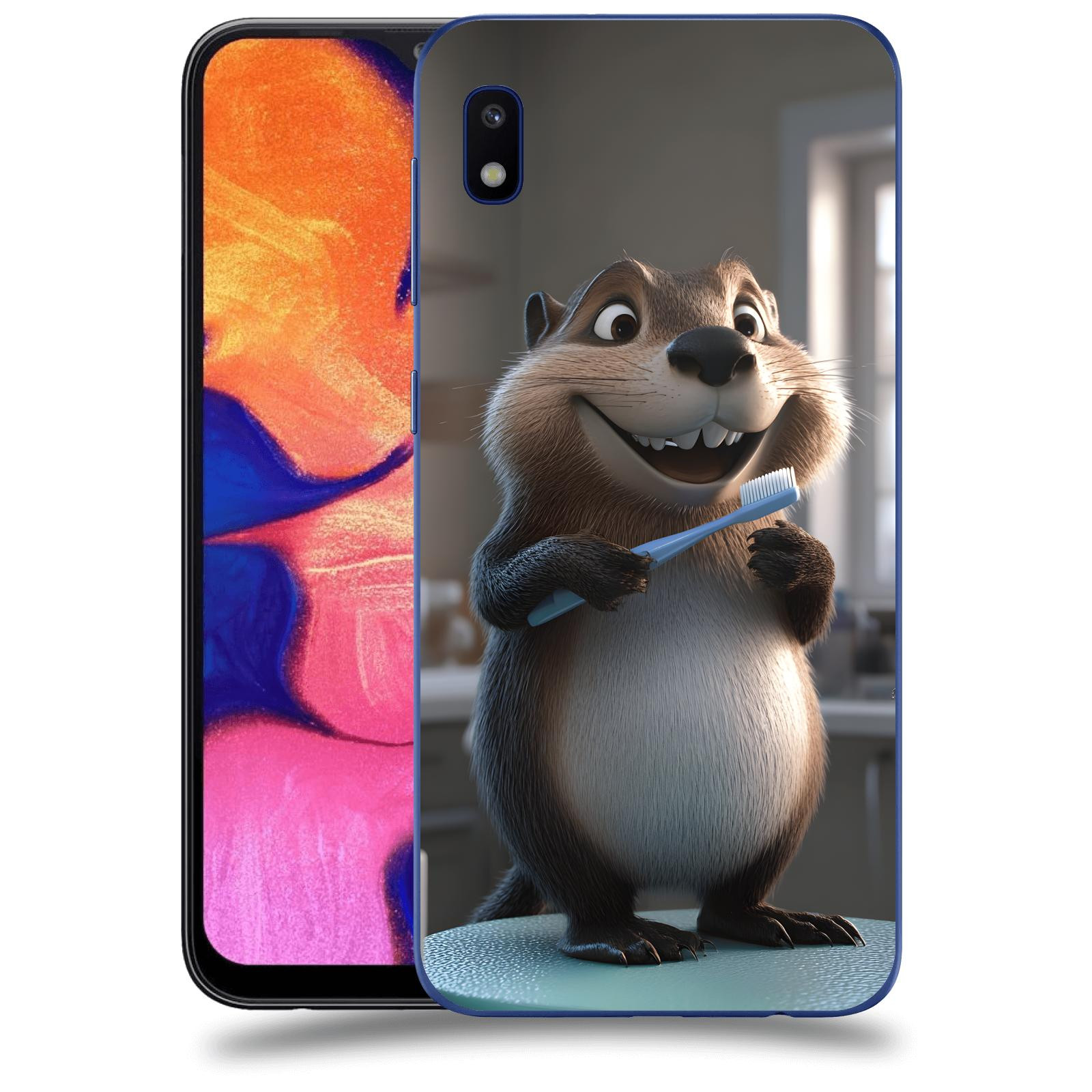 ACOVER Kryt na mobil Samsung Galaxy A10 A105F - Bobr zubař