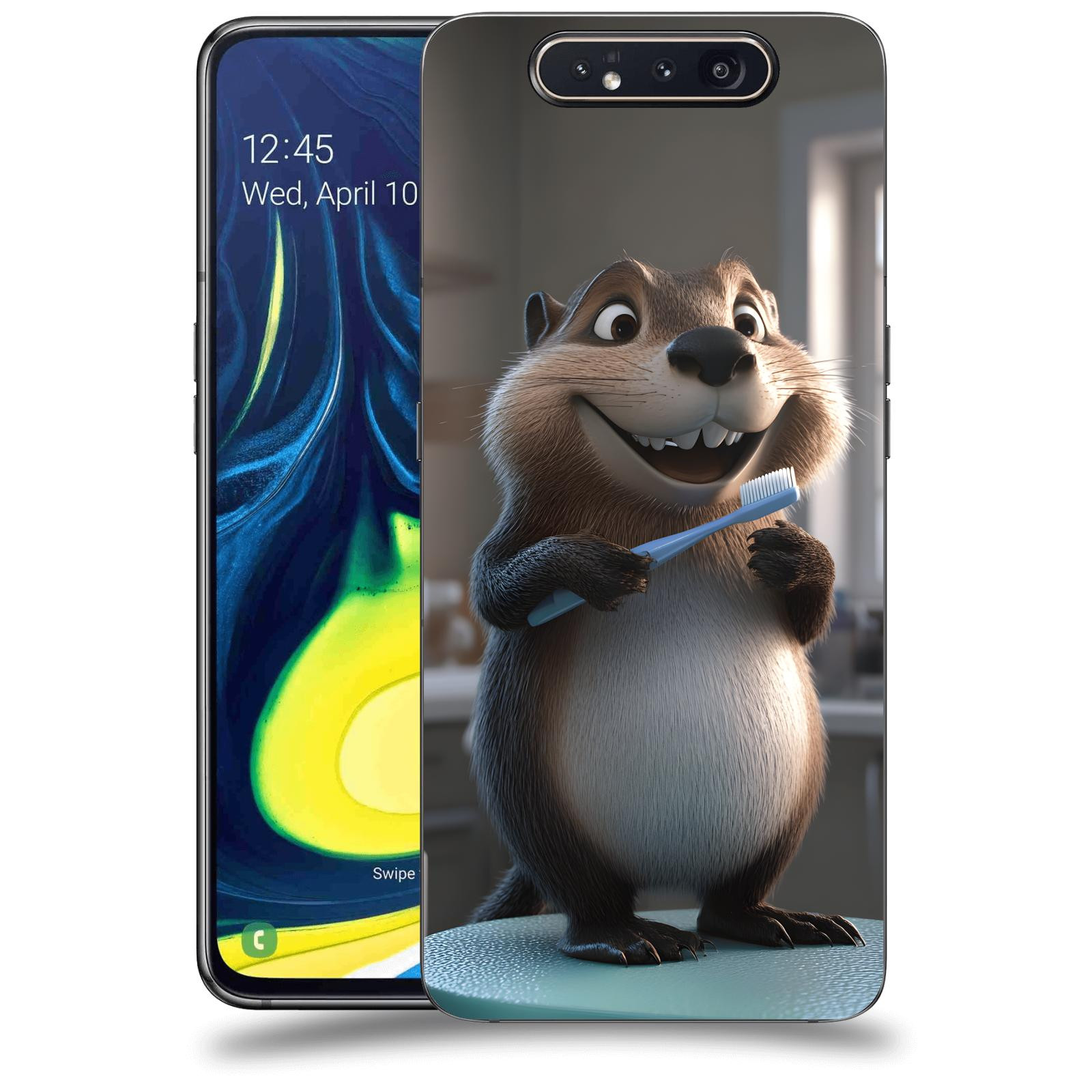 ACOVER Kryt na mobil Samsung Galaxy A80 A805F - Bobr zubař